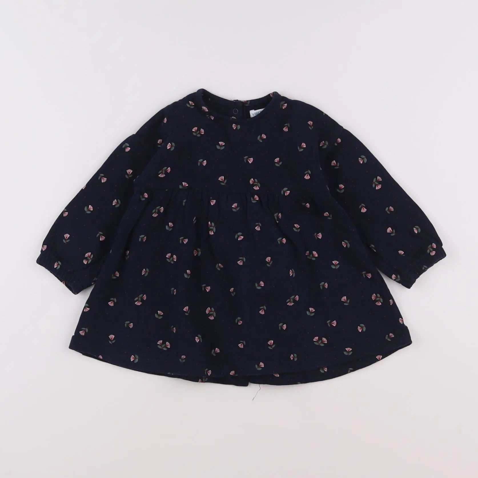 Vertbaudet - robe bleu - 18 mois