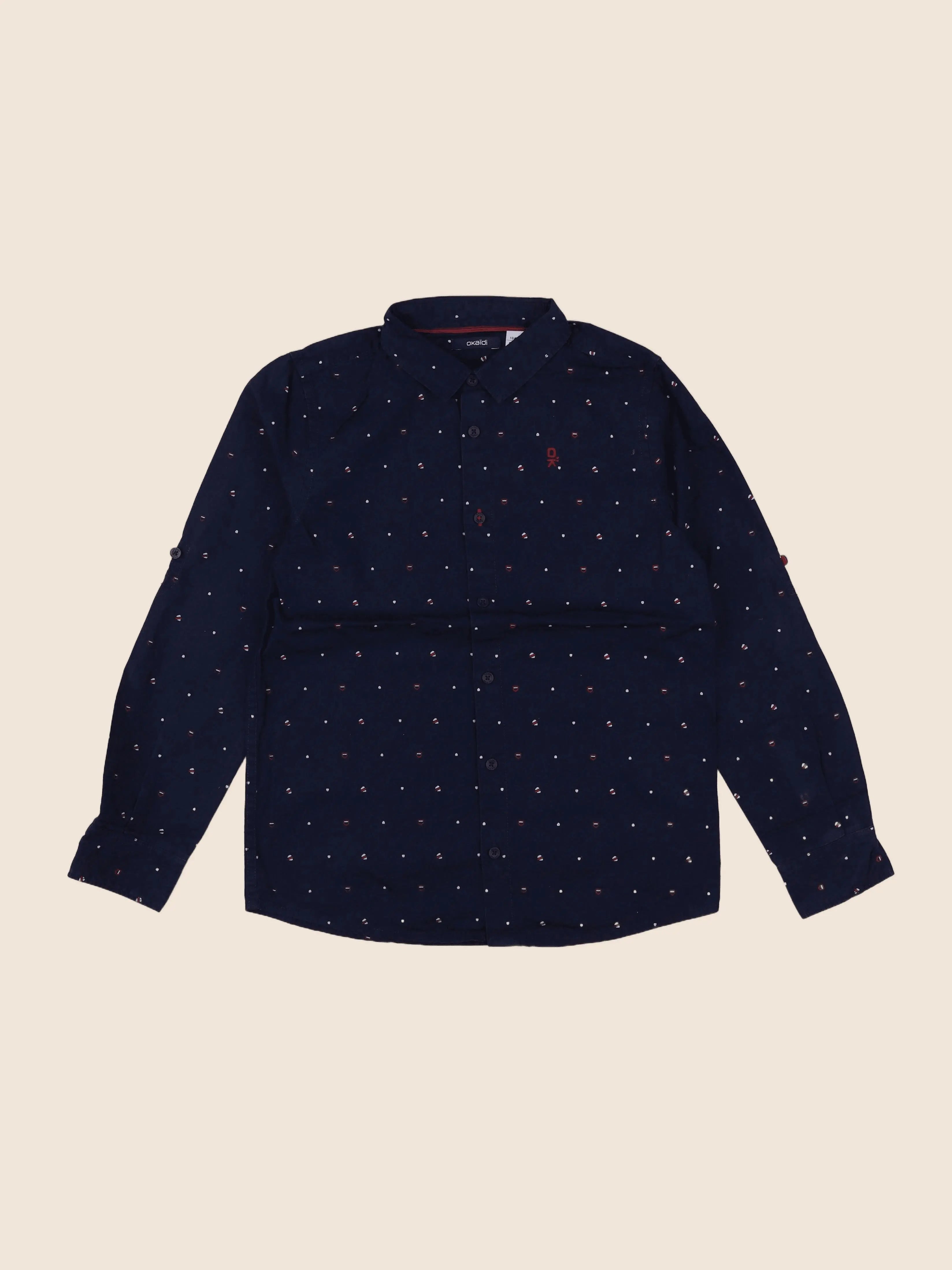 Okaidi - chemise bleu - 10 ans