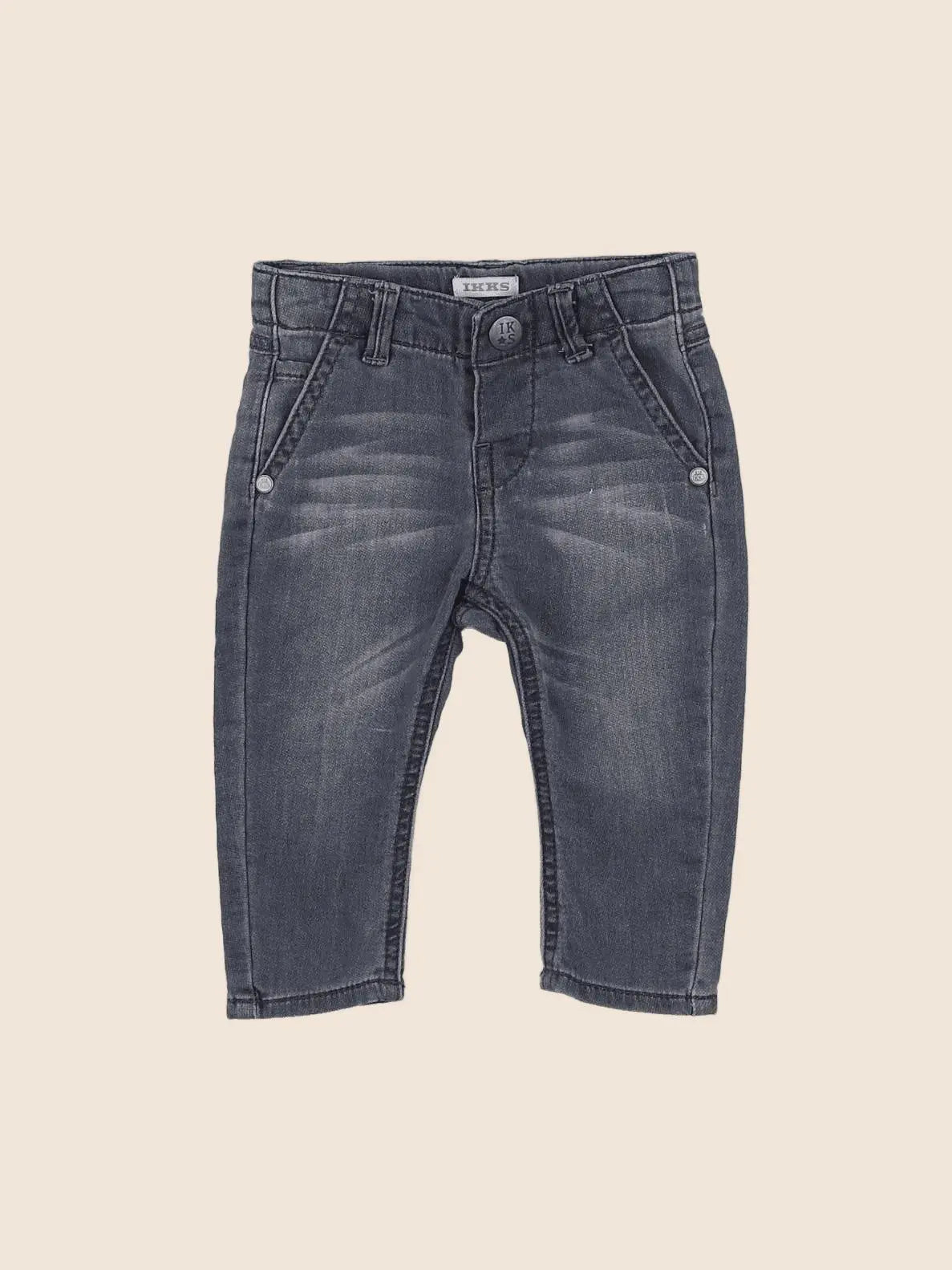 IKKS - jean gris - 6 mois