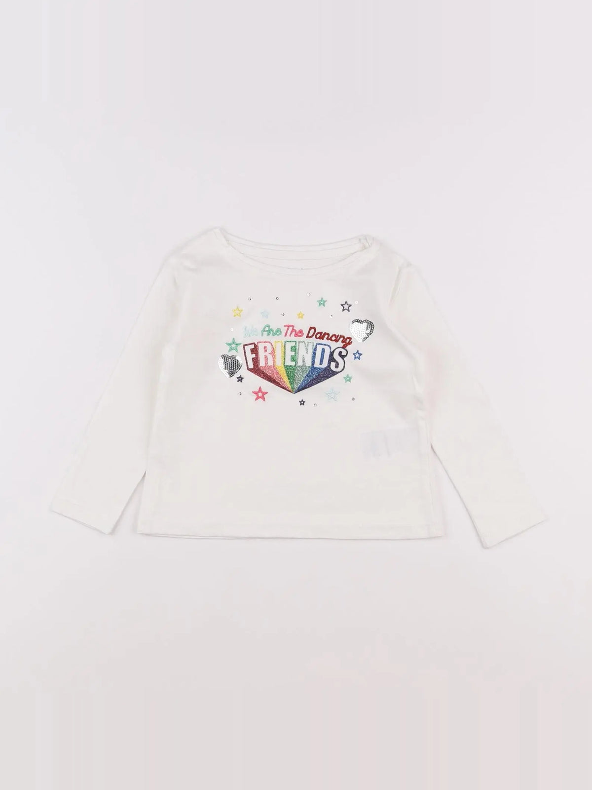 Vertbaudet - tee-shirt blanc - 2 ans