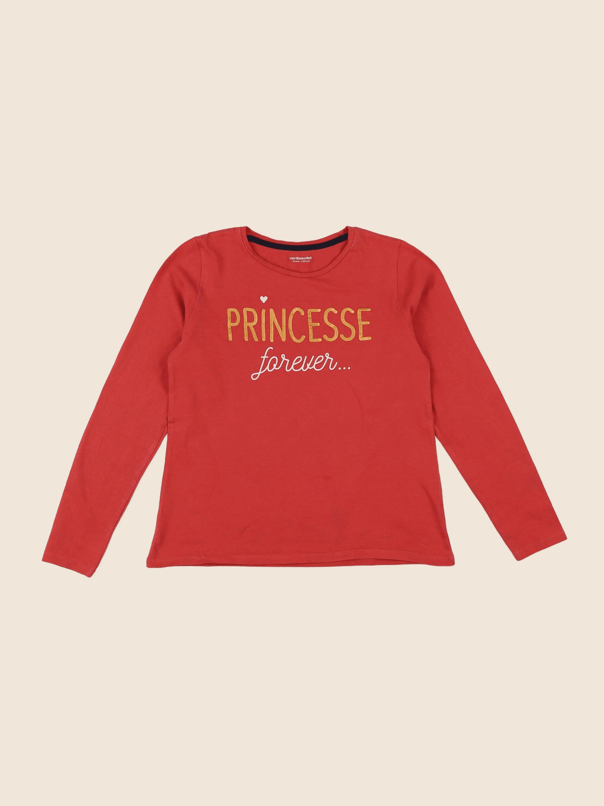 Vertbaudet - tee-shirt rose - 10 ans