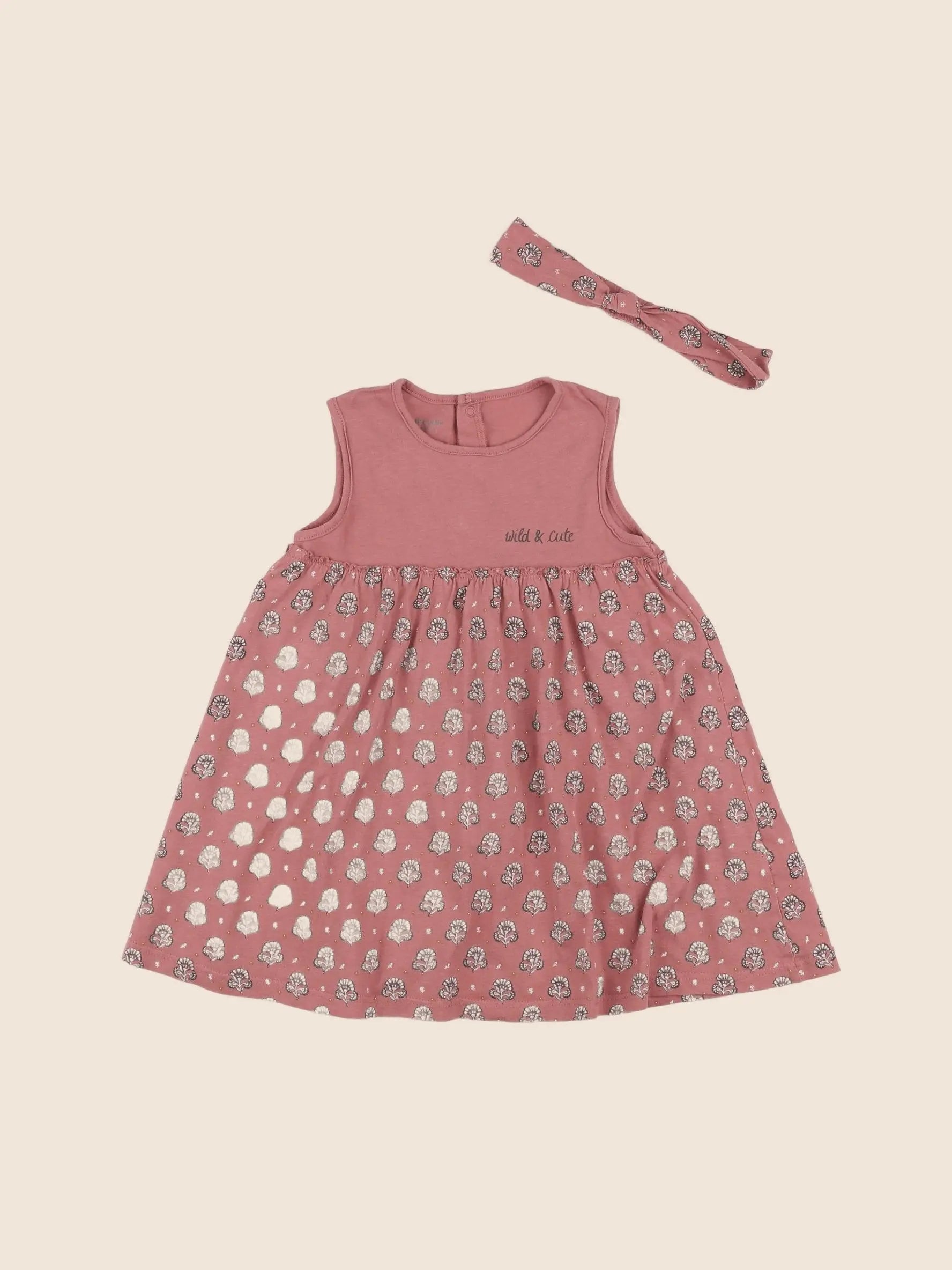 Vertbaudet - robe rose - 18 mois