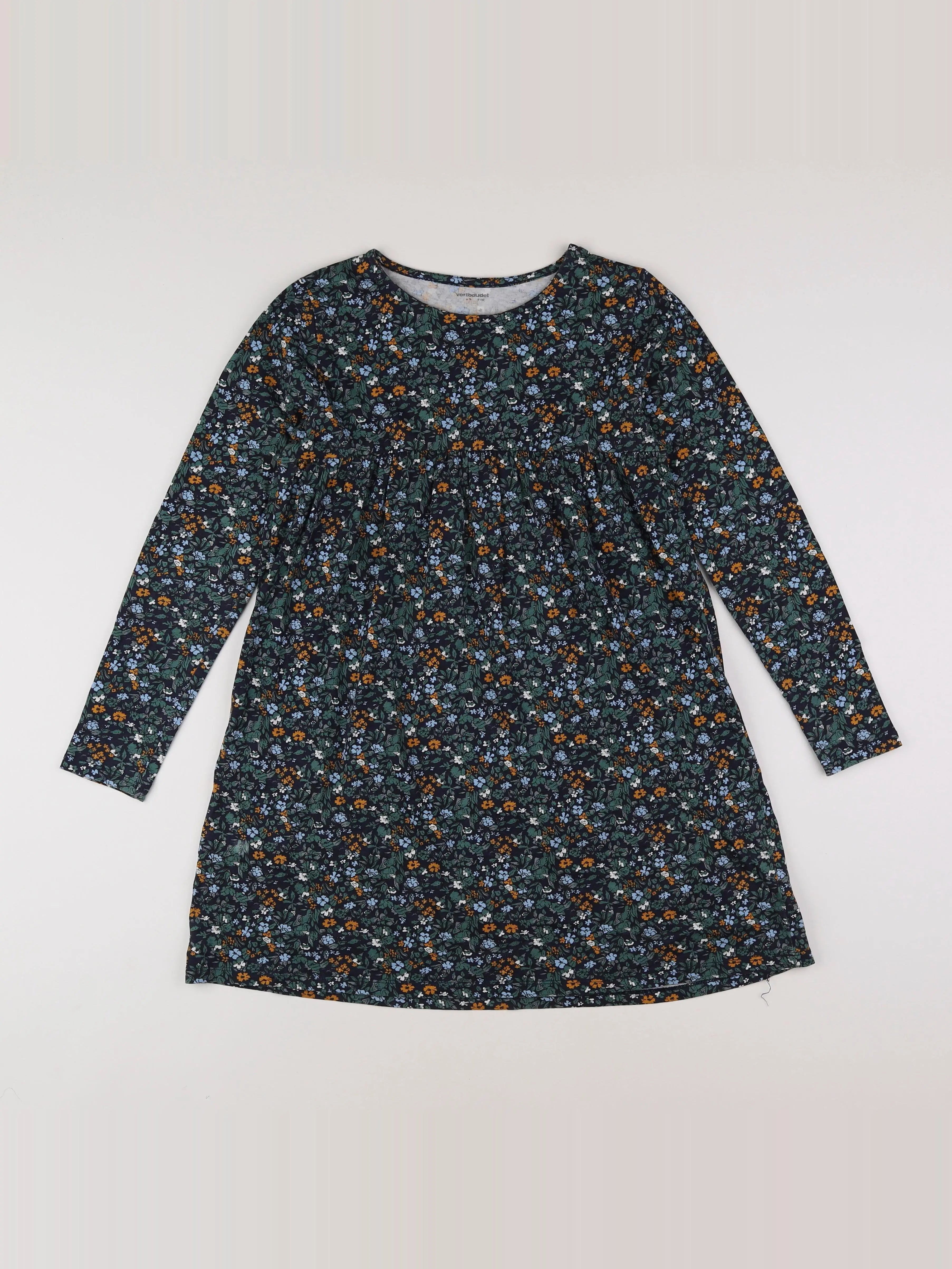 Vertbaudet - robe vert - 10 ans
