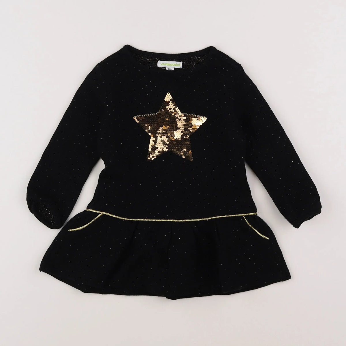 Vertbaudet - robe noir - 2 ans
