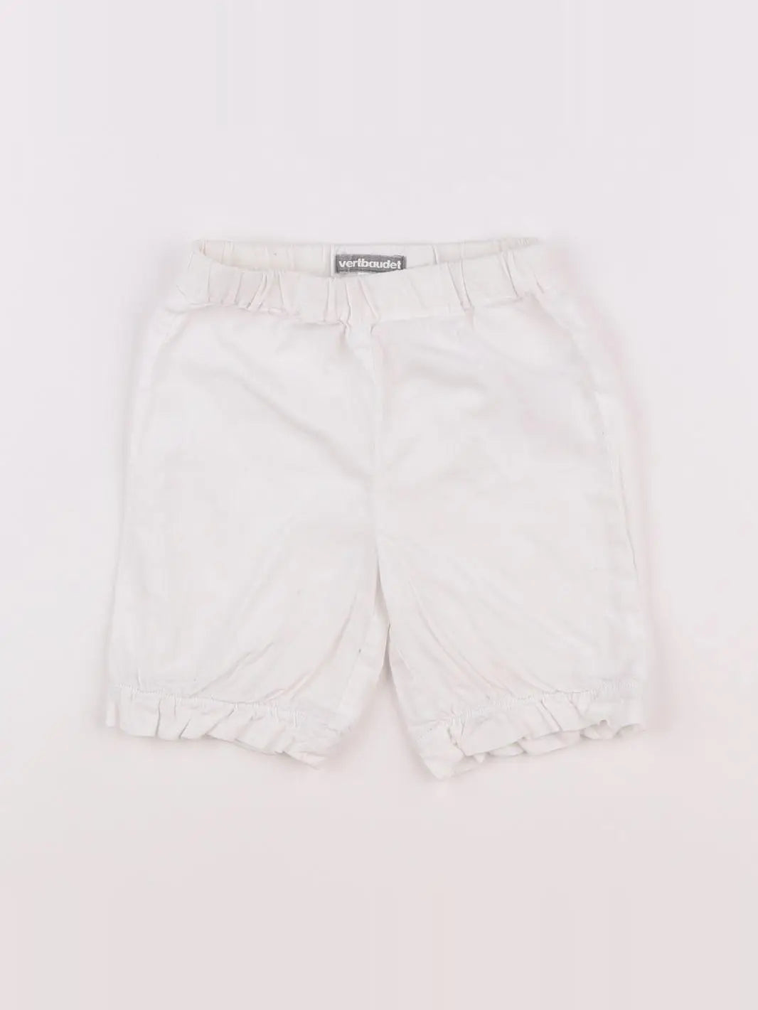 Vertbaudet - pantalon blanc - 9 mois