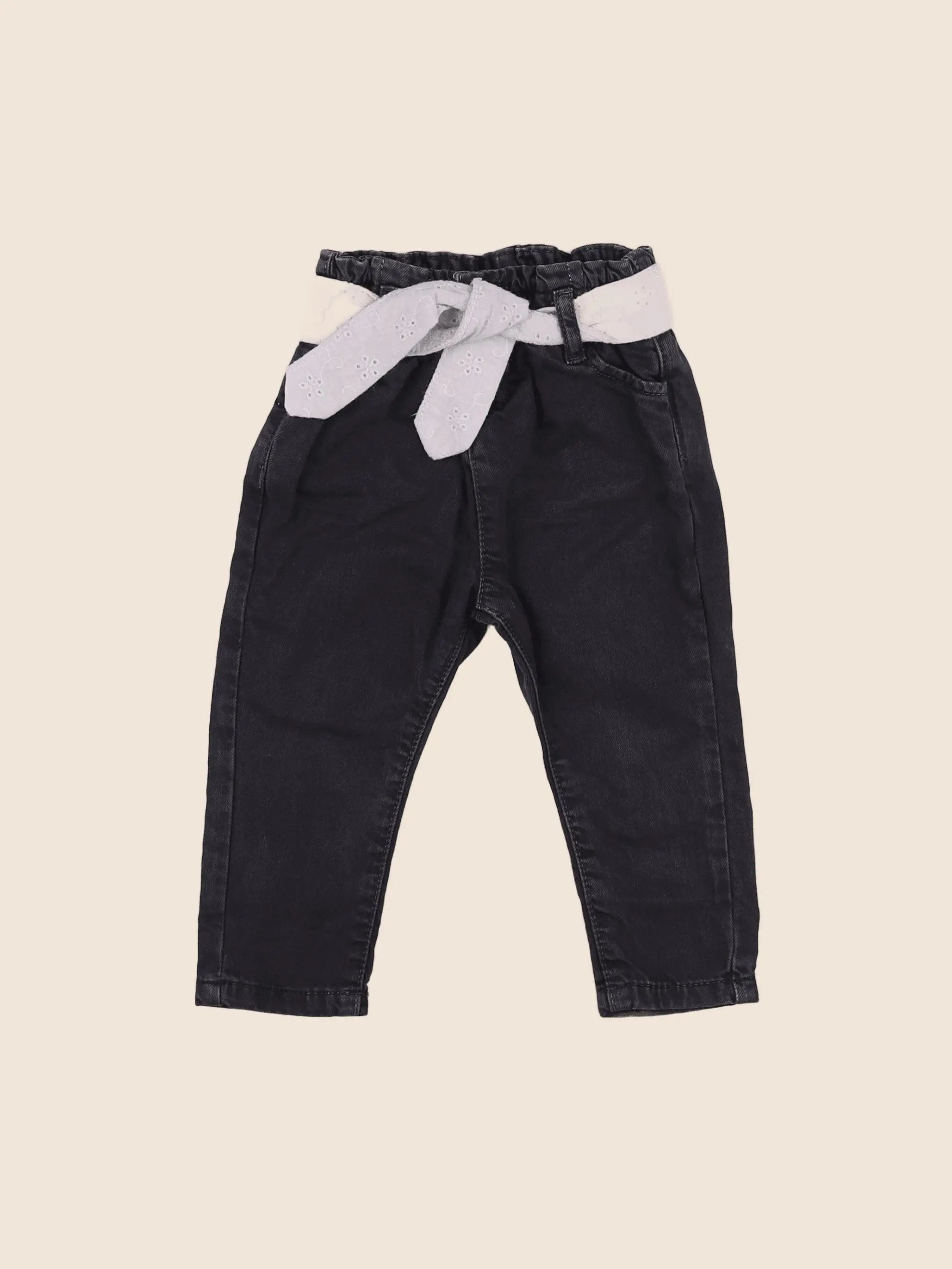 Vertbaudet - pantalon gris - 6 mois