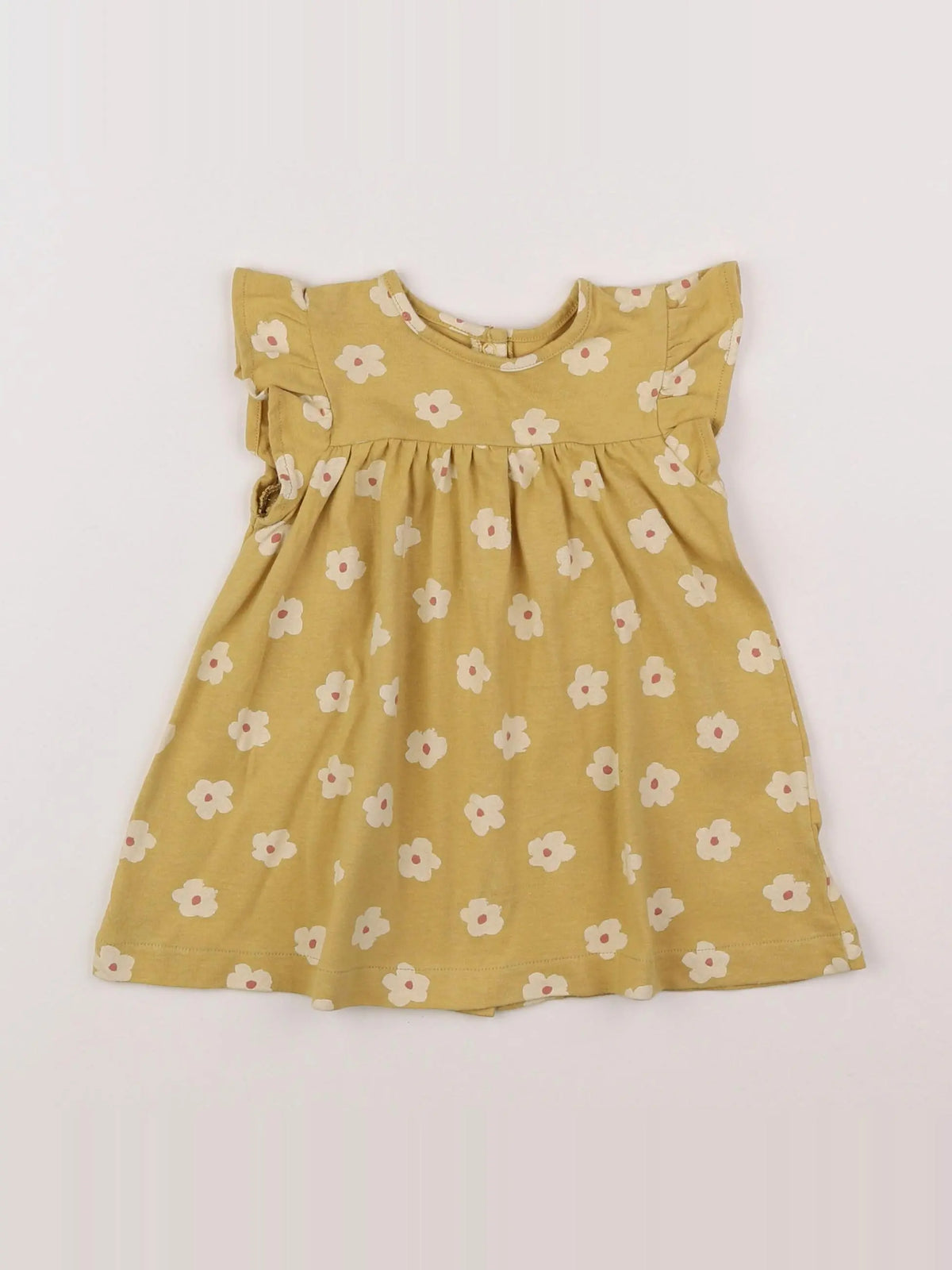 Vertbaudet - robe jaune - 9 mois