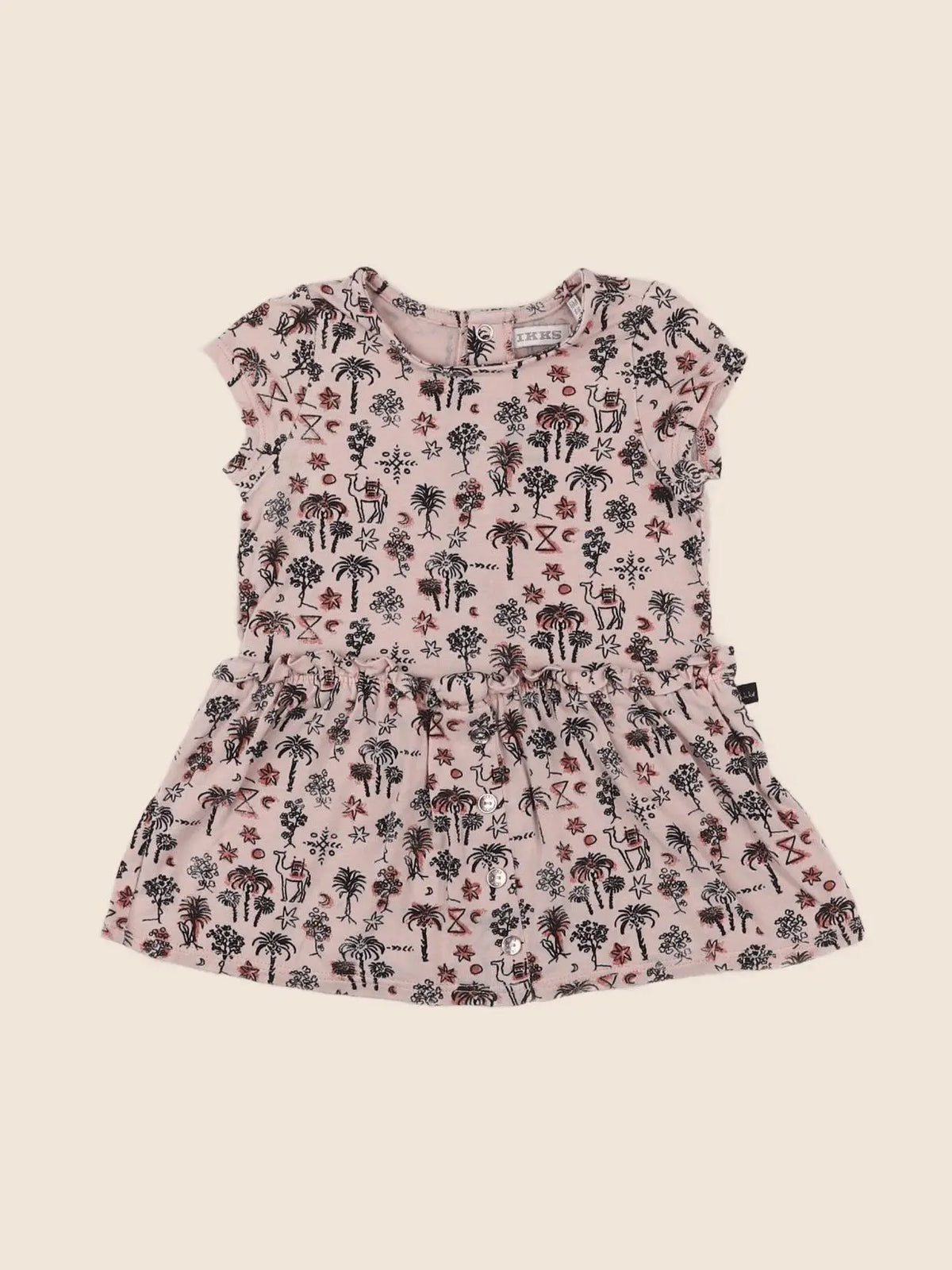 IKKS - robe rose - 6 mois