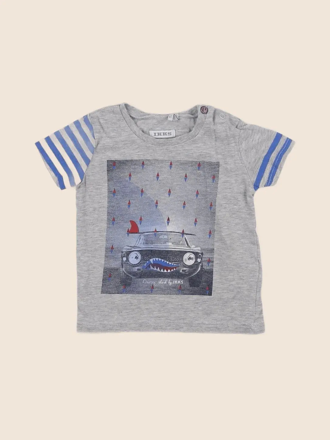 IKKS - tee-shirt gris - 6 mois