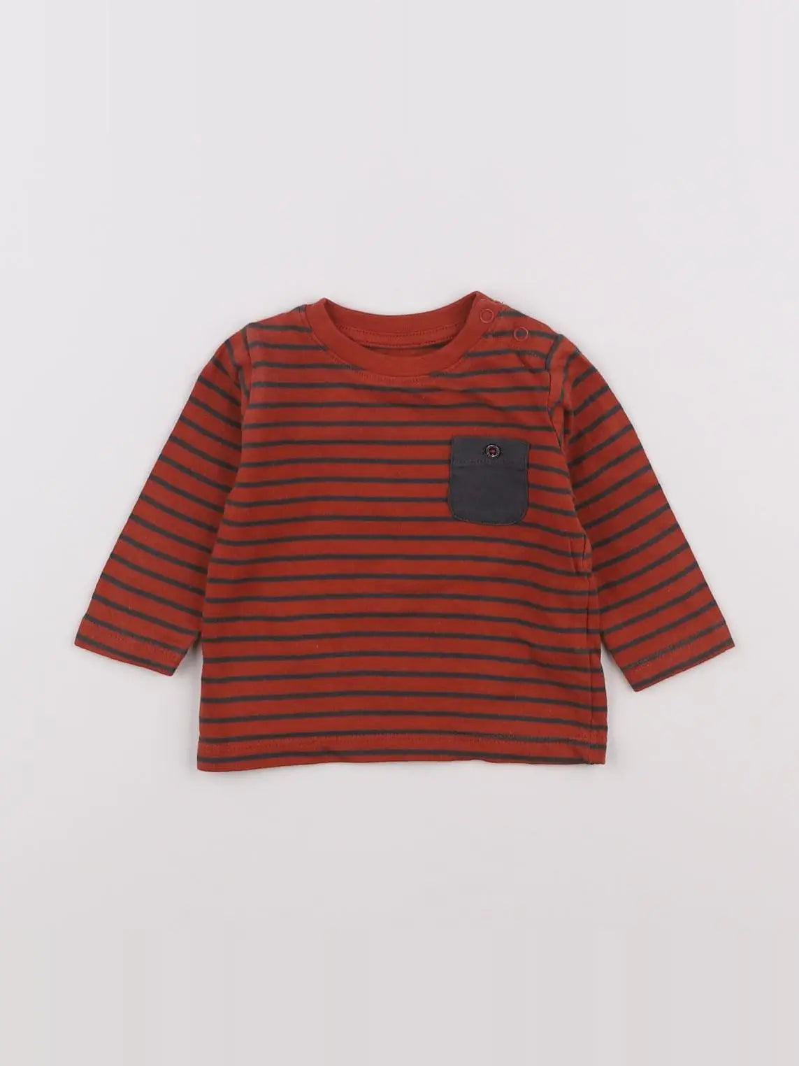 Vertbaudet - tee-shirt orange - 3 mois