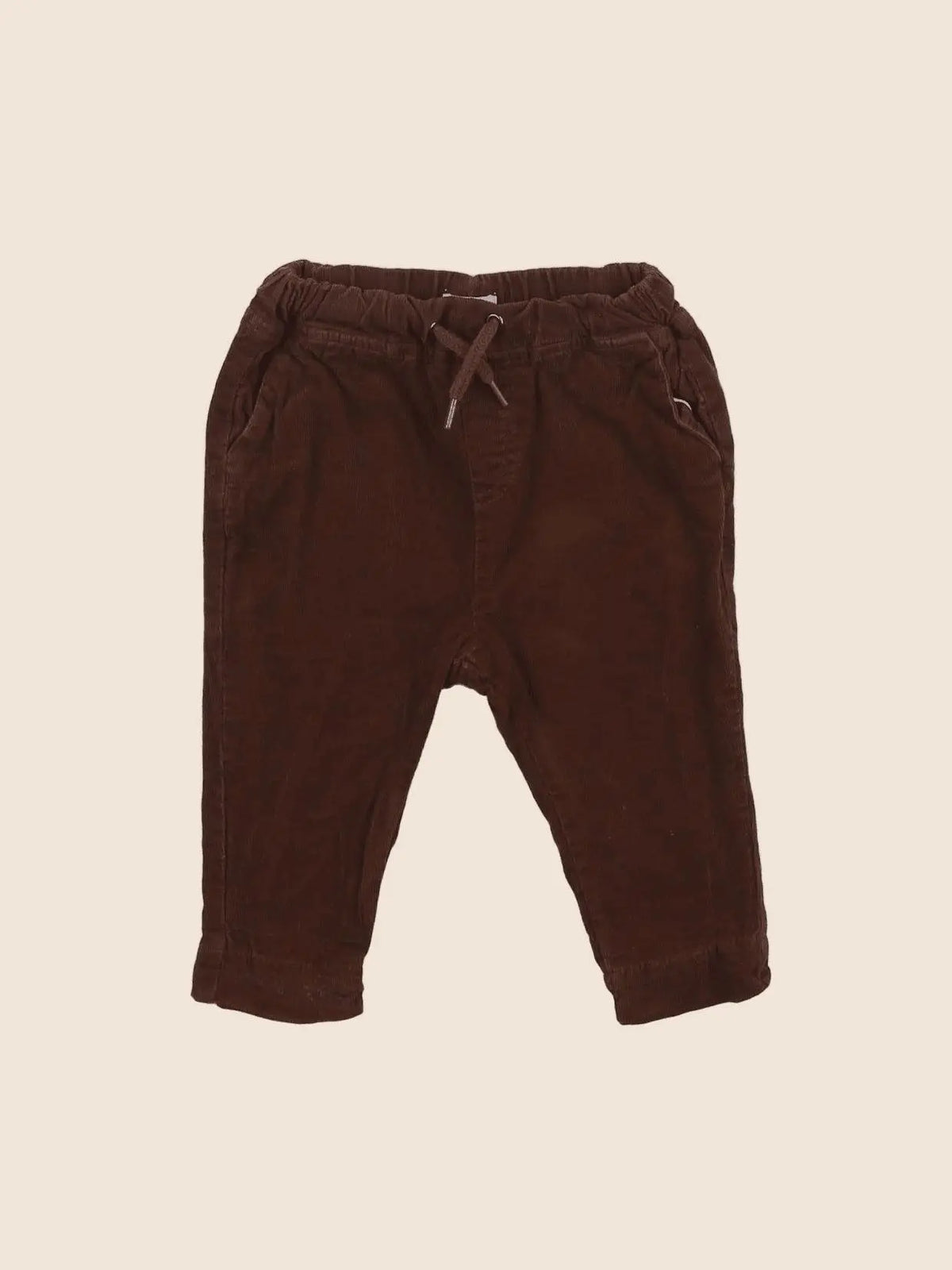 Vertbaudet - pantalon marron - 6 mois