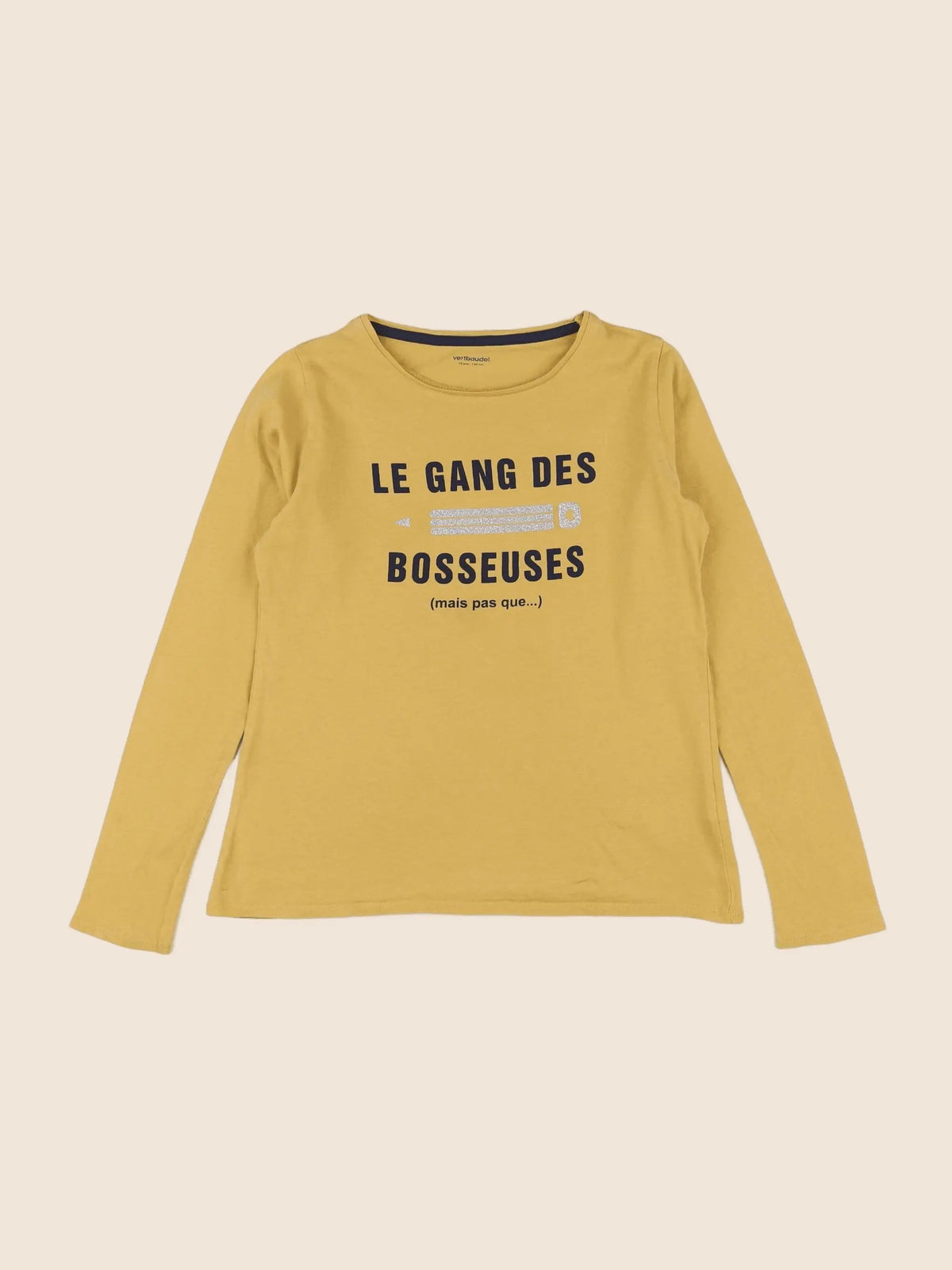 Vertbaudet - tee-shirt jaune - 10 ans