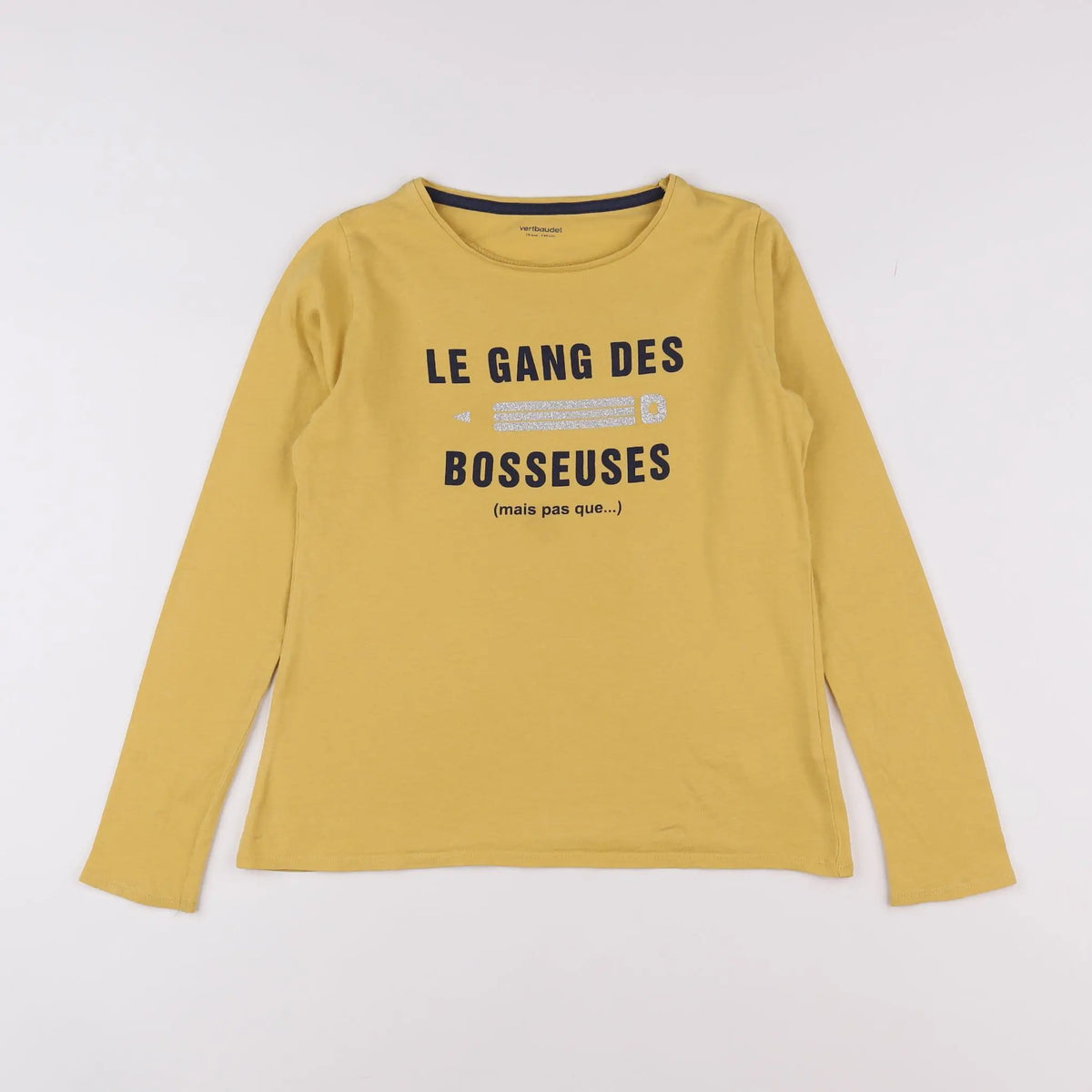 Vertbaudet - tee-shirt jaune - 10 ans