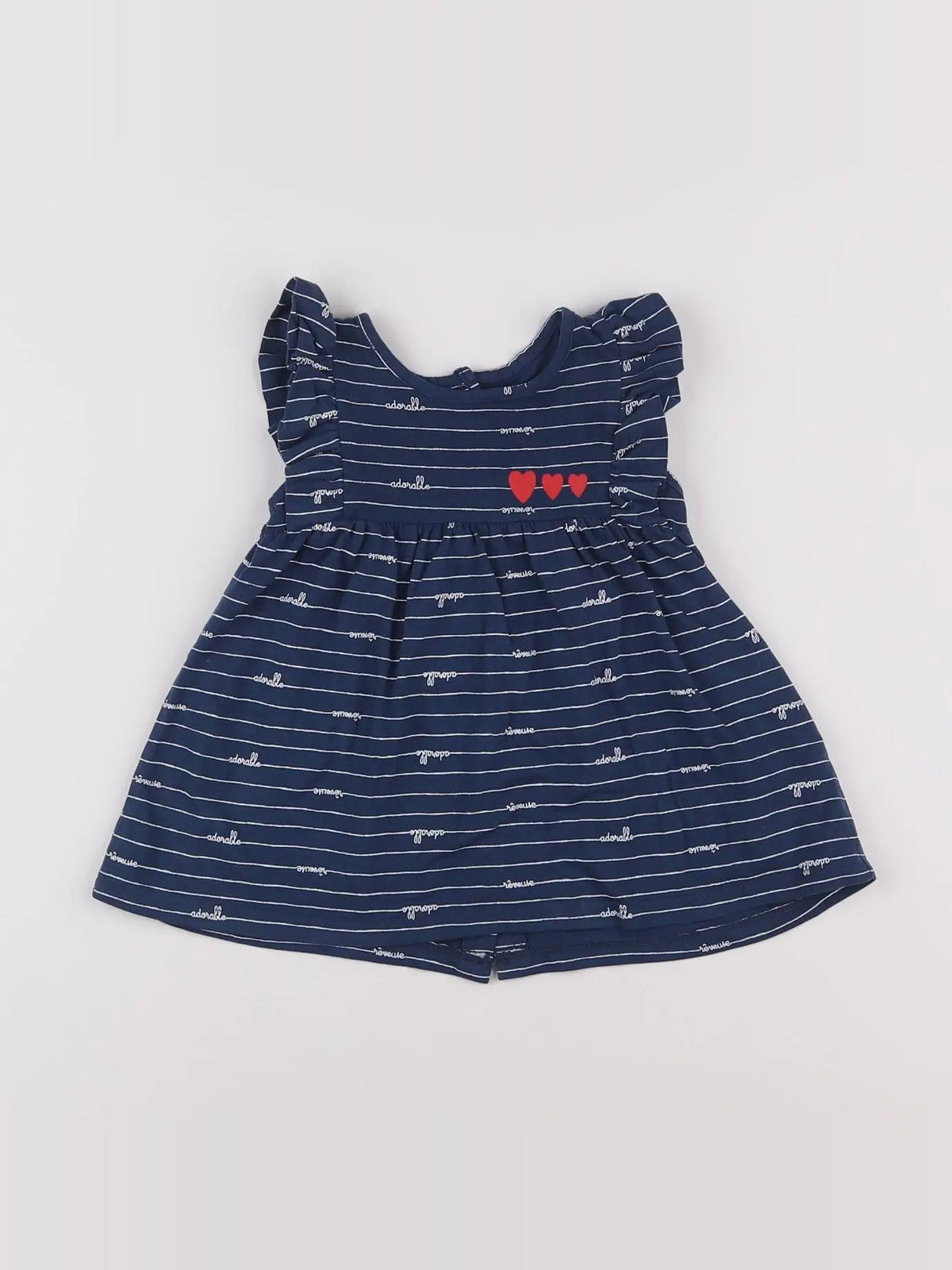 Vertbaudet - robe bleu - 6 mois