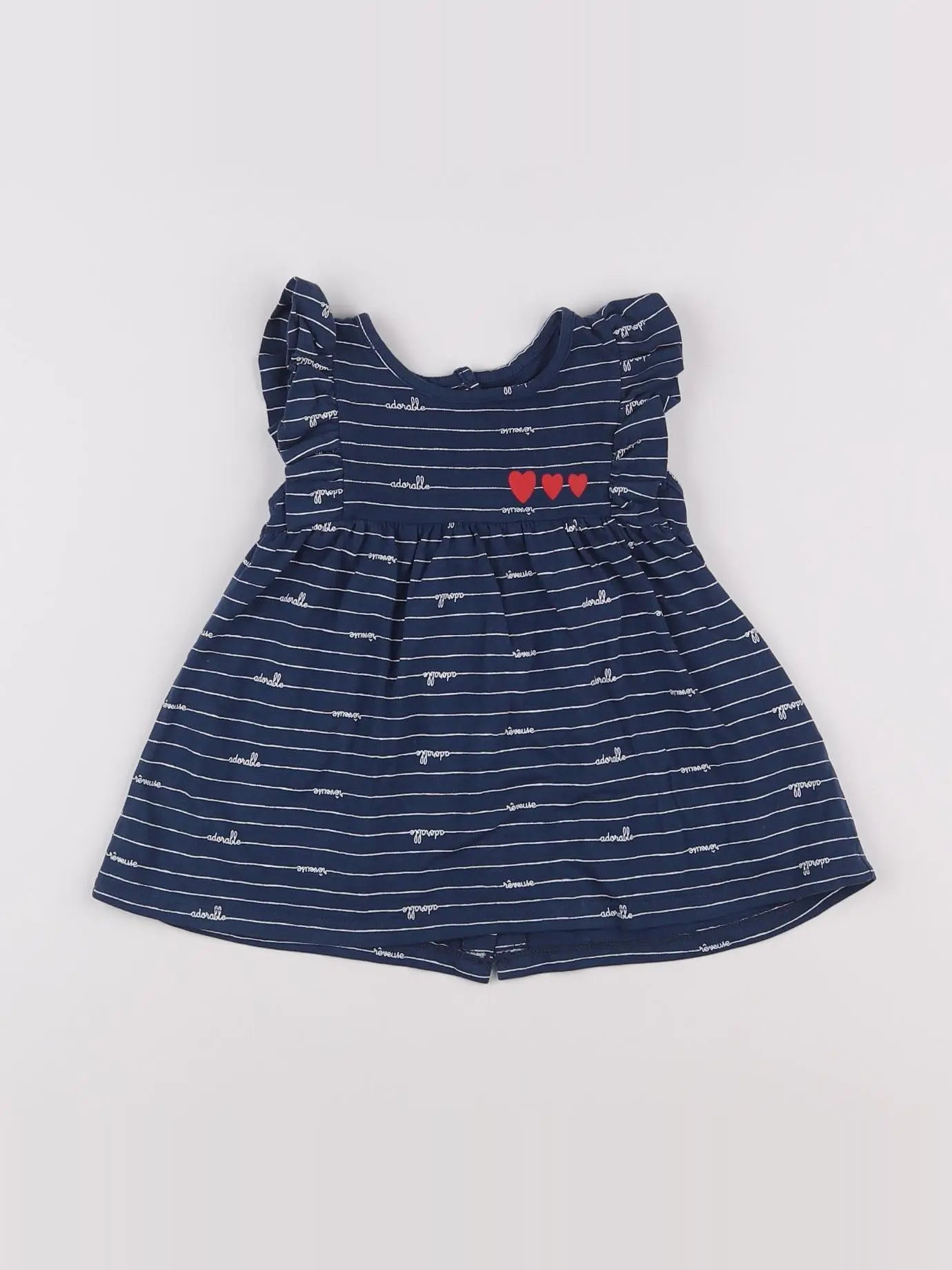 Vertbaudet - robe bleu - 6 mois
