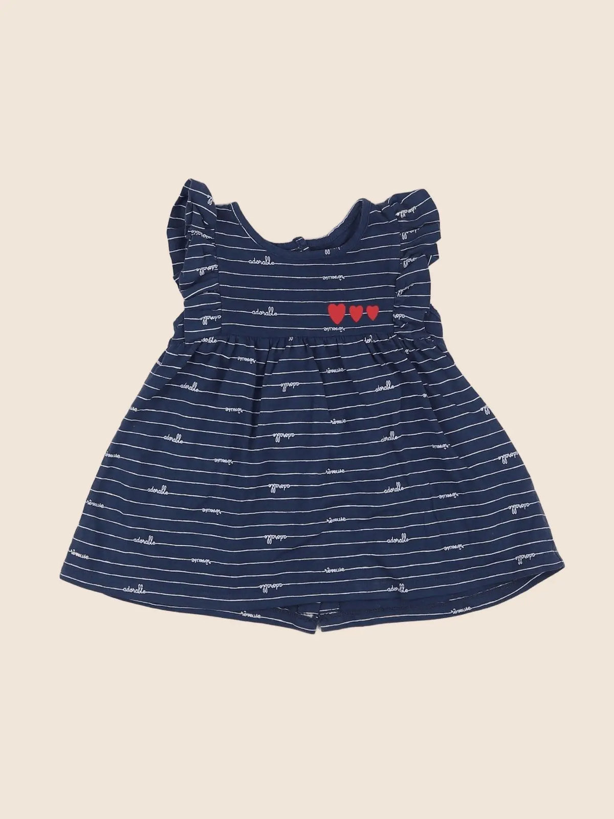 Vertbaudet - robe bleu - 6 mois