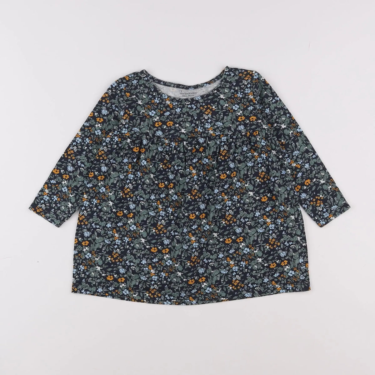 Vertbaudet - robe vert - 2 ans