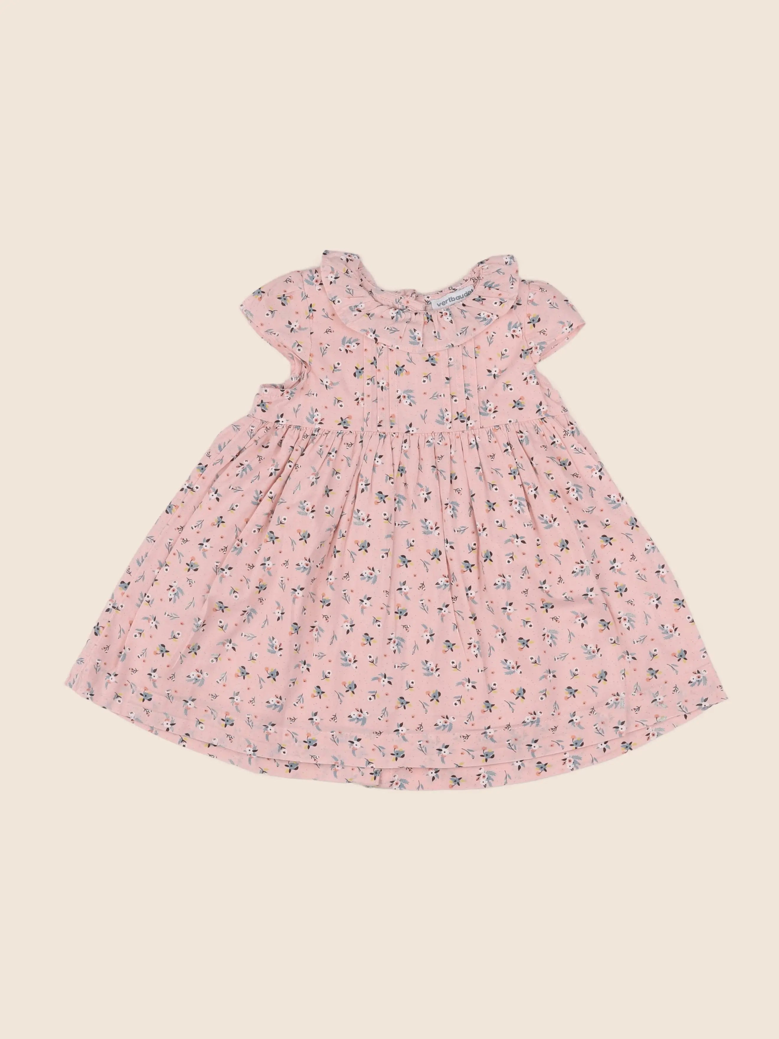 Vertbaudet - robe rose - 18 mois