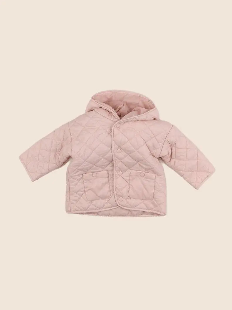 Vertbaudet - doudoune coton rose - 6 mois