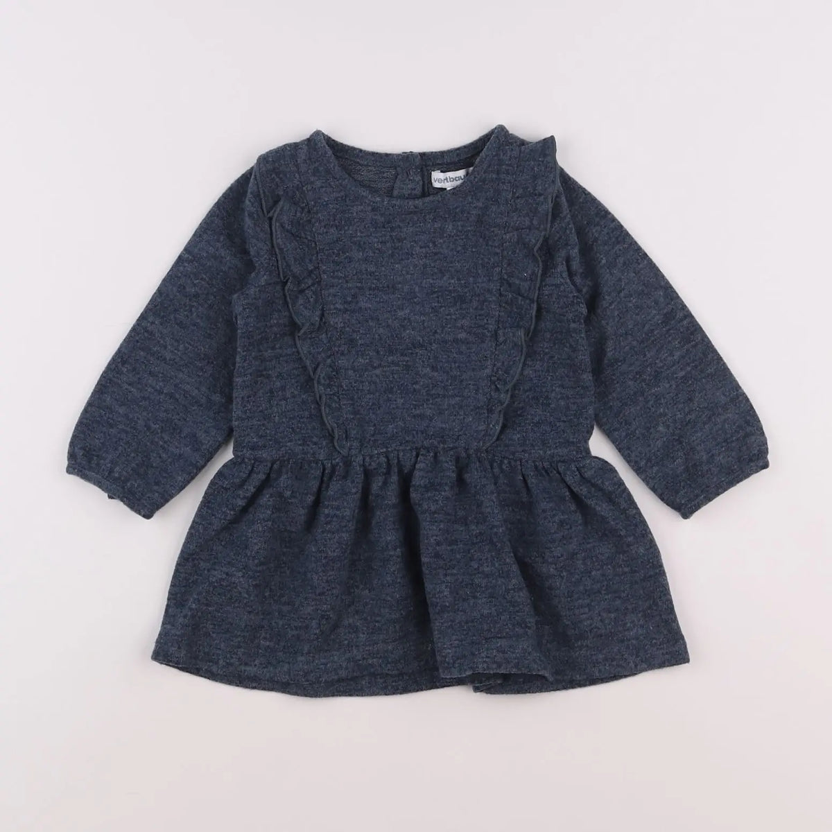 Vertbaudet - robe bleu - 12 mois