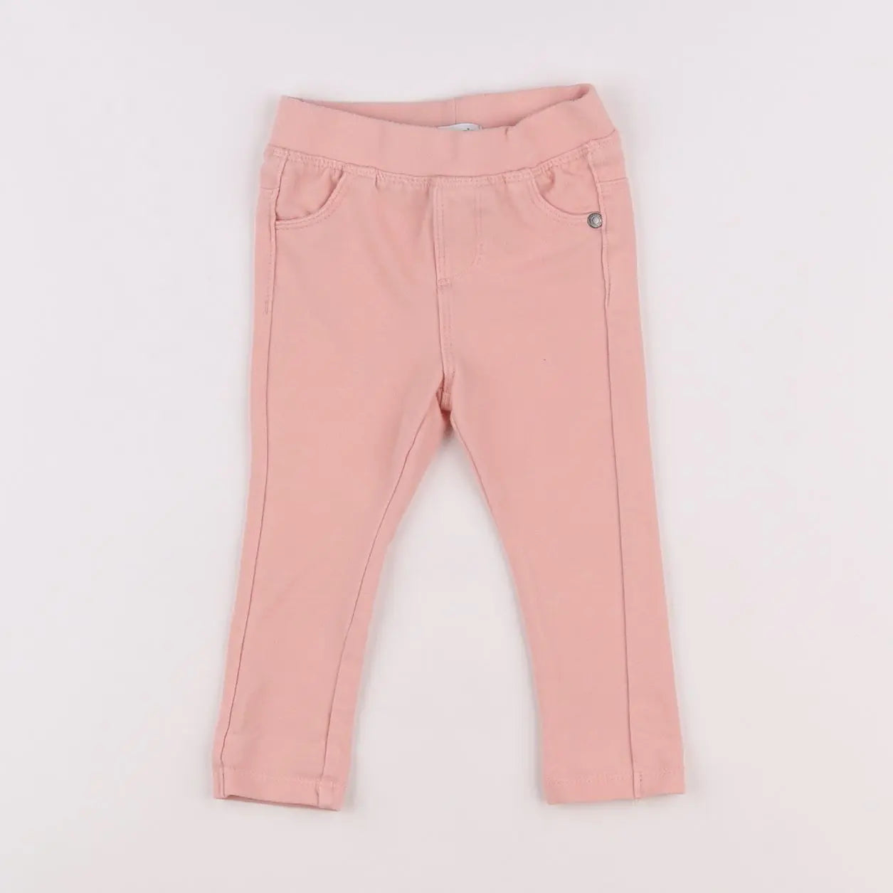 Vertbaudet - jegging rose - 6 mois