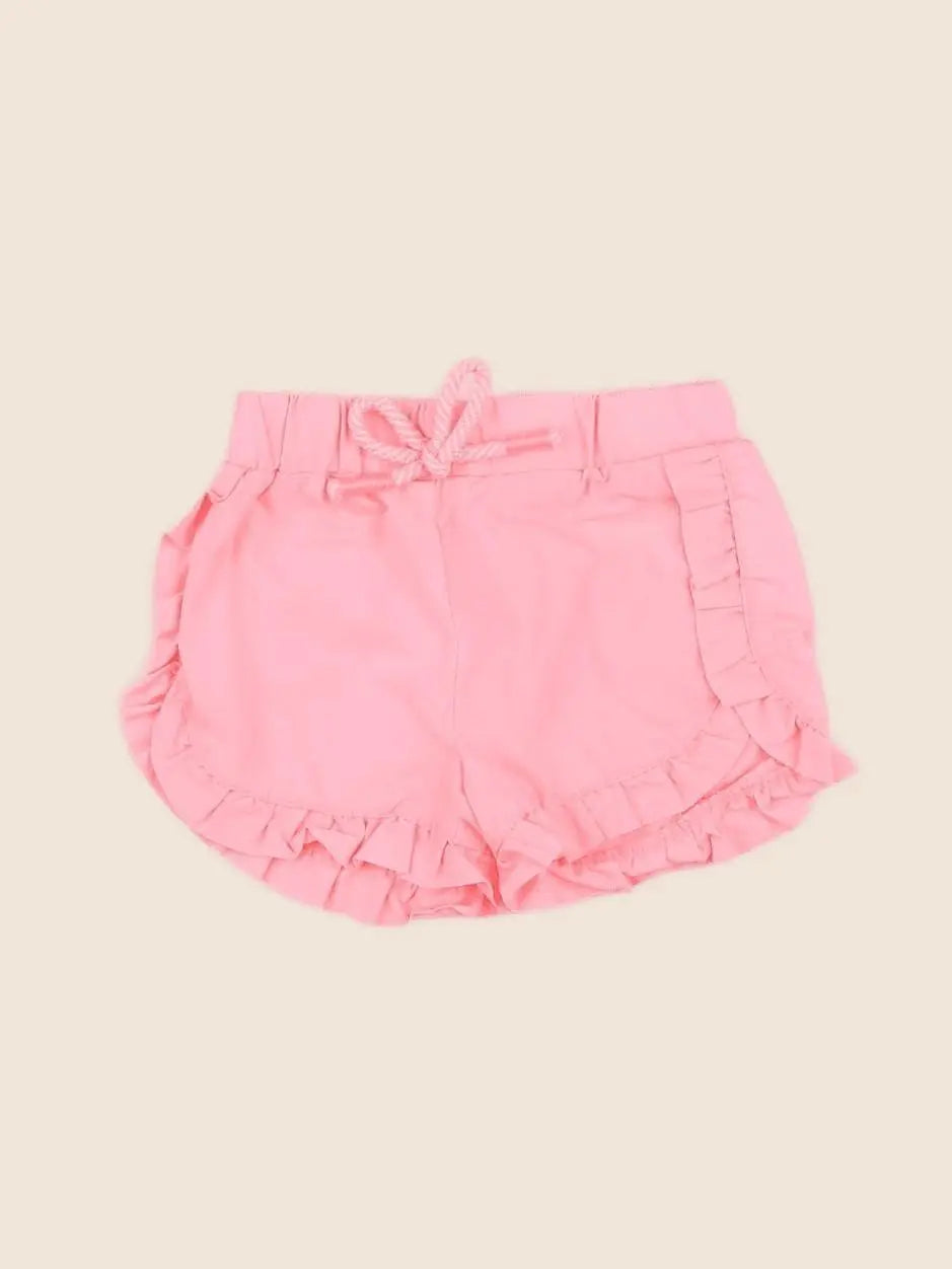 Vertbaudet - short rose fluo - 6 mois