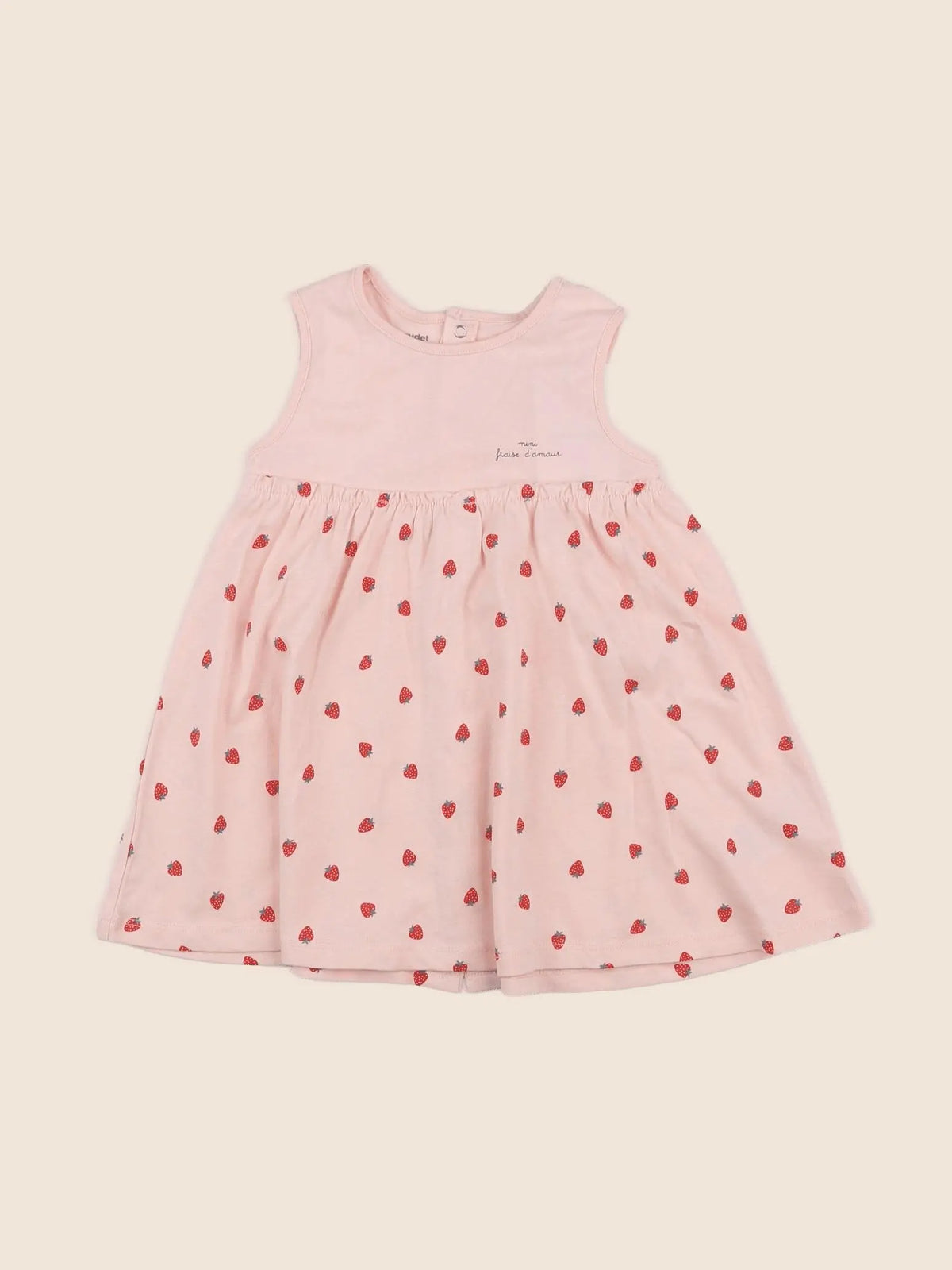 Vertbaudet - robe rose - 12 mois
