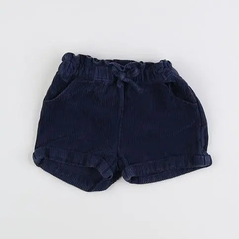 Vertbaudet - short bleu - 12 mois