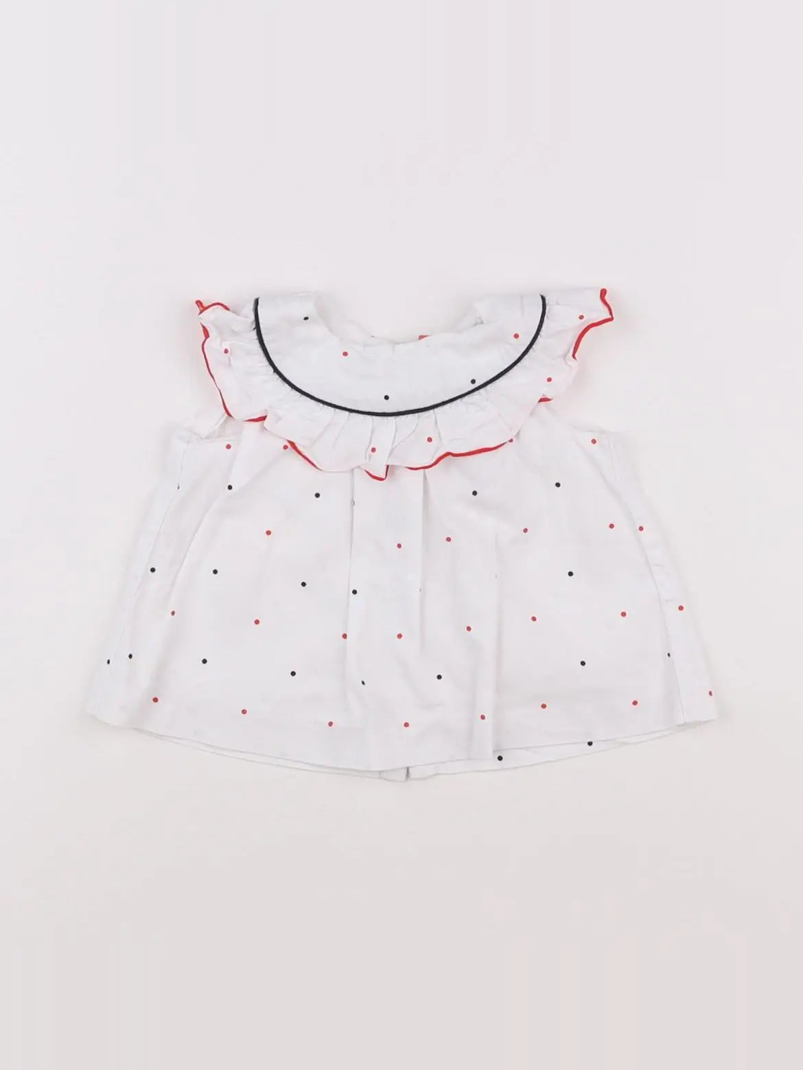Jacadi - blouse blanc - 6 mois