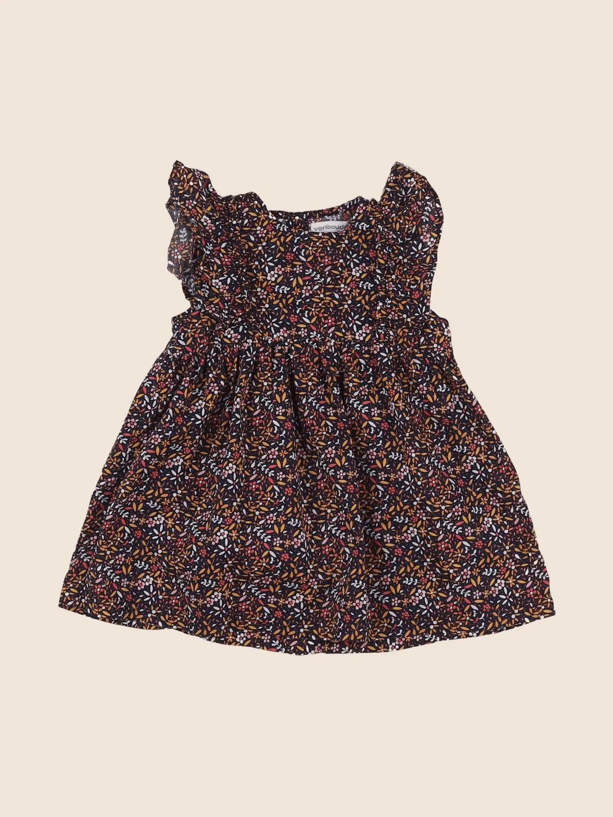 Vertbaudet - robe multicolore - 18 mois