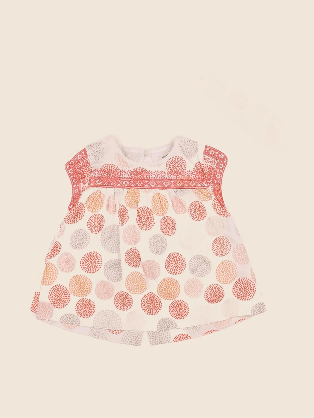 Vertbaudet - robe multicolore - 18 mois