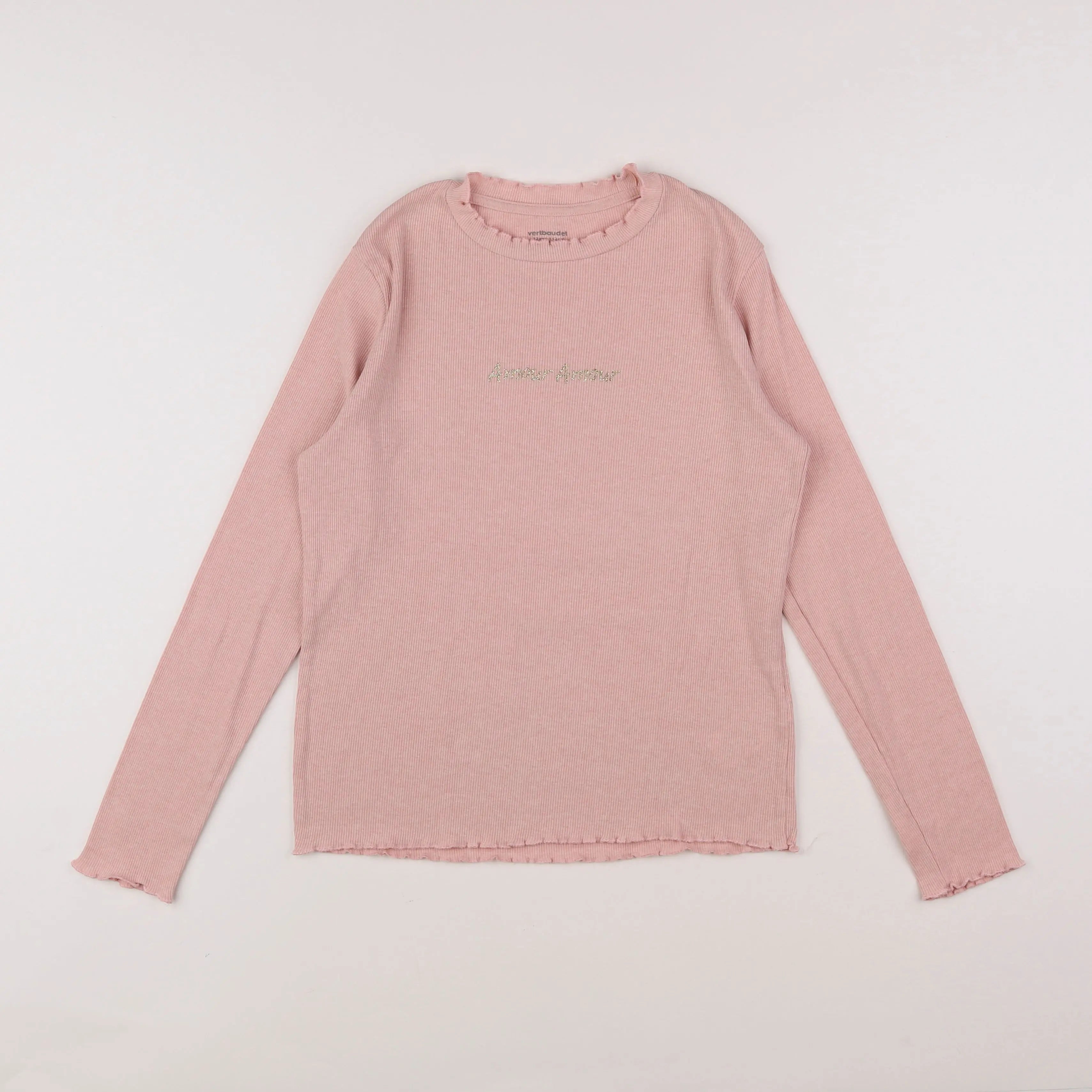 Vertbaudet - tee-shirt rose - 12 ans