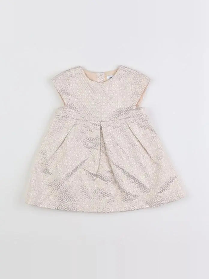 Vertbaudet - robe or - 12 mois