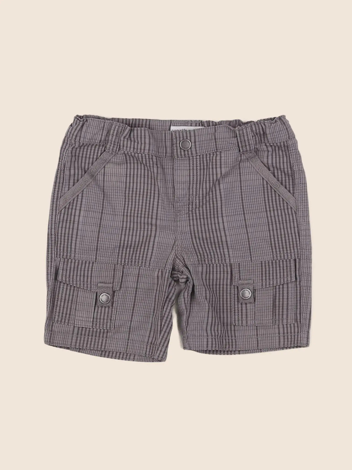 Vertbaudet - short gris - 12 mois