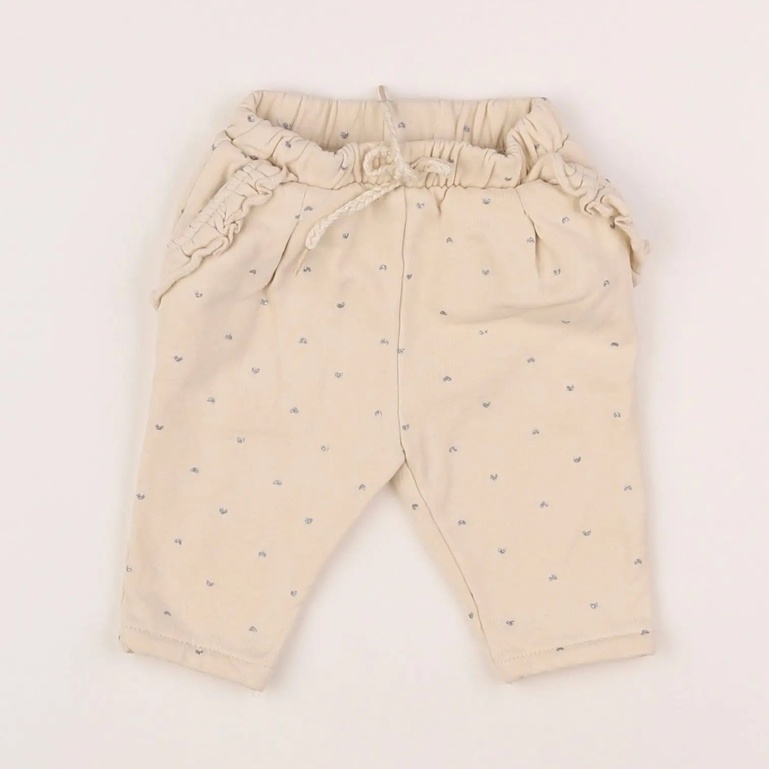 Vertbaudet - jogging beige - 3 mois