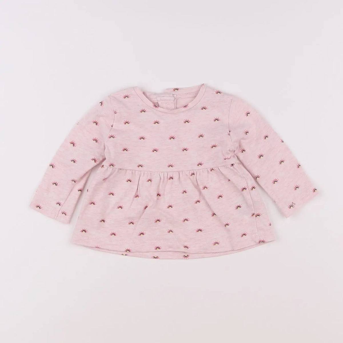 Vertbaudet - tee-shirt rose - 3 mois