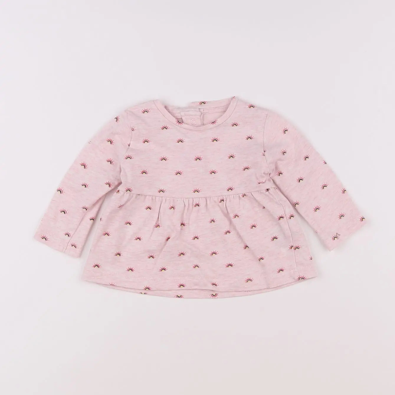 Vertbaudet - tee-shirt rose - 3 mois