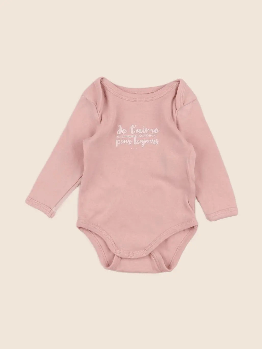 Vertbaudet - body rose - 3 mois