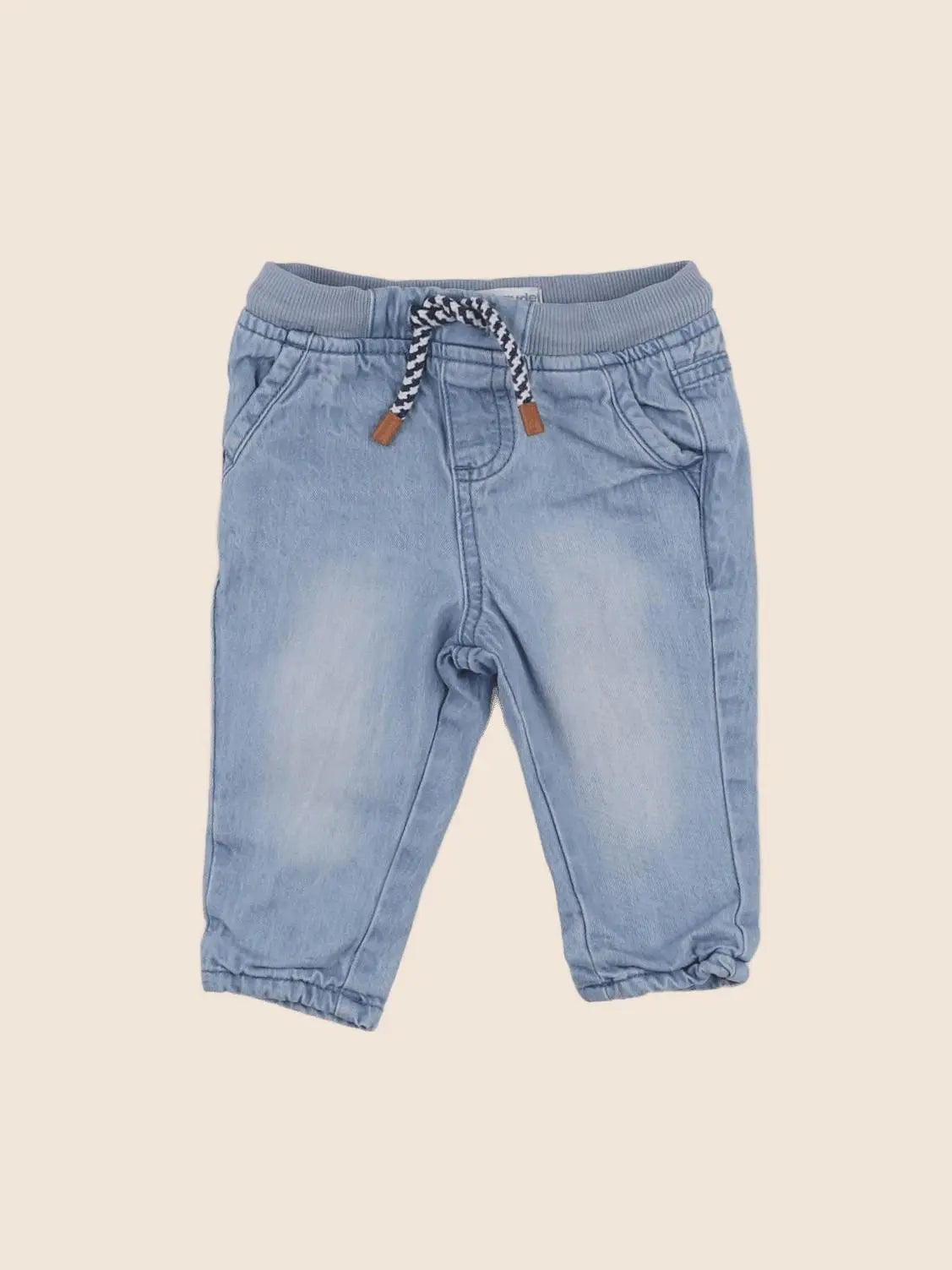 Vertbaudet - jean bleu - 6 mois
