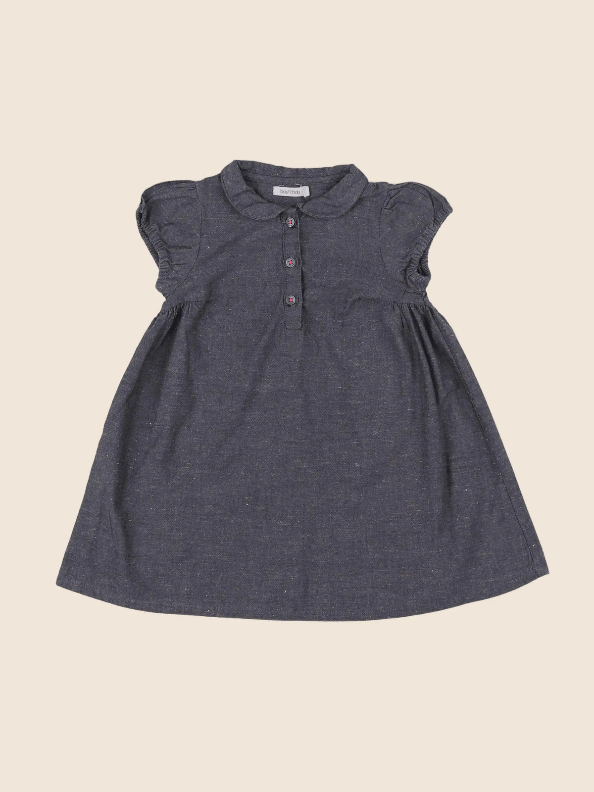 Boutchou - robe gris - 6 mois
