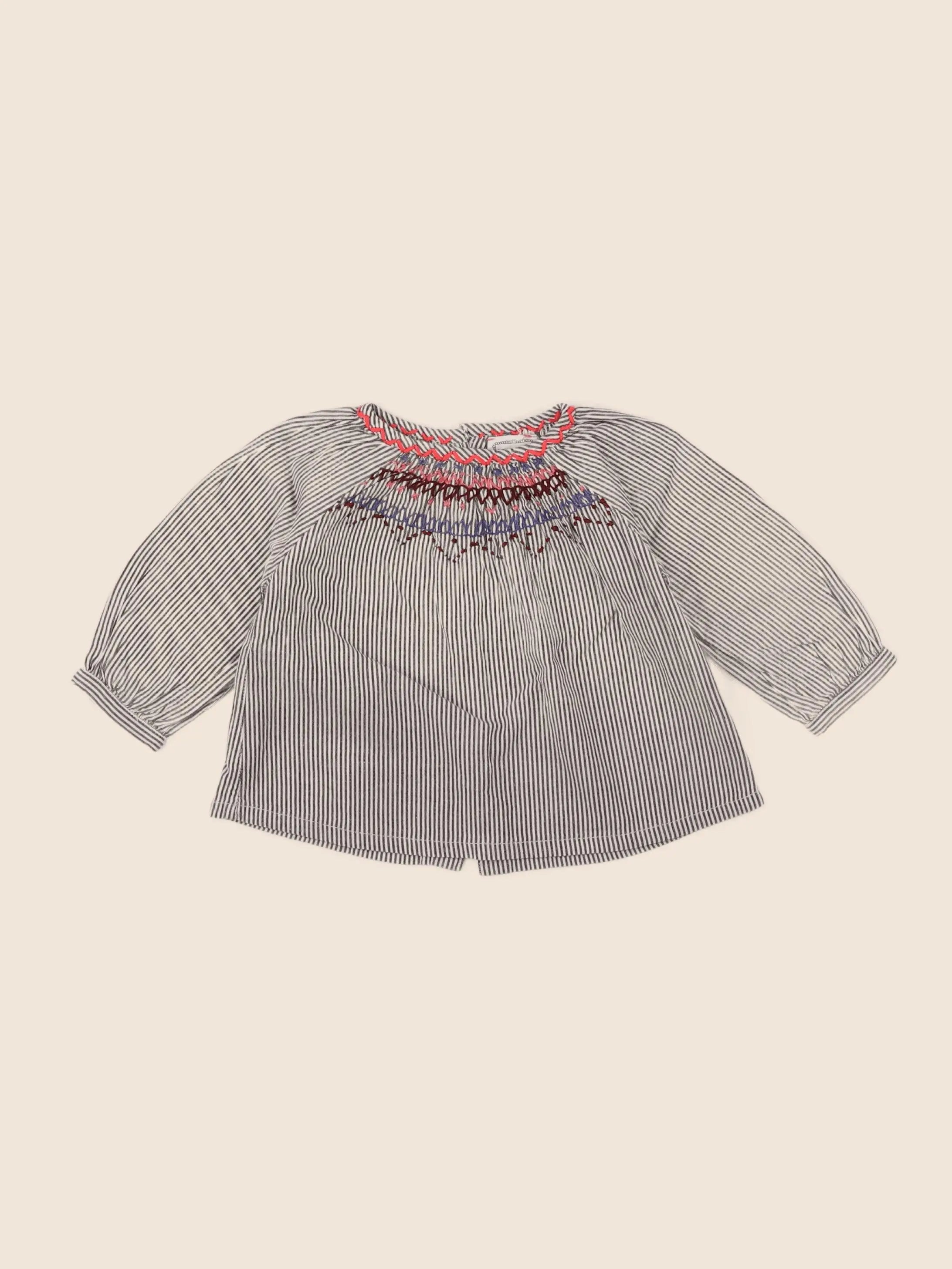 Bonheur du jour - blouse multicolore - 3 mois
