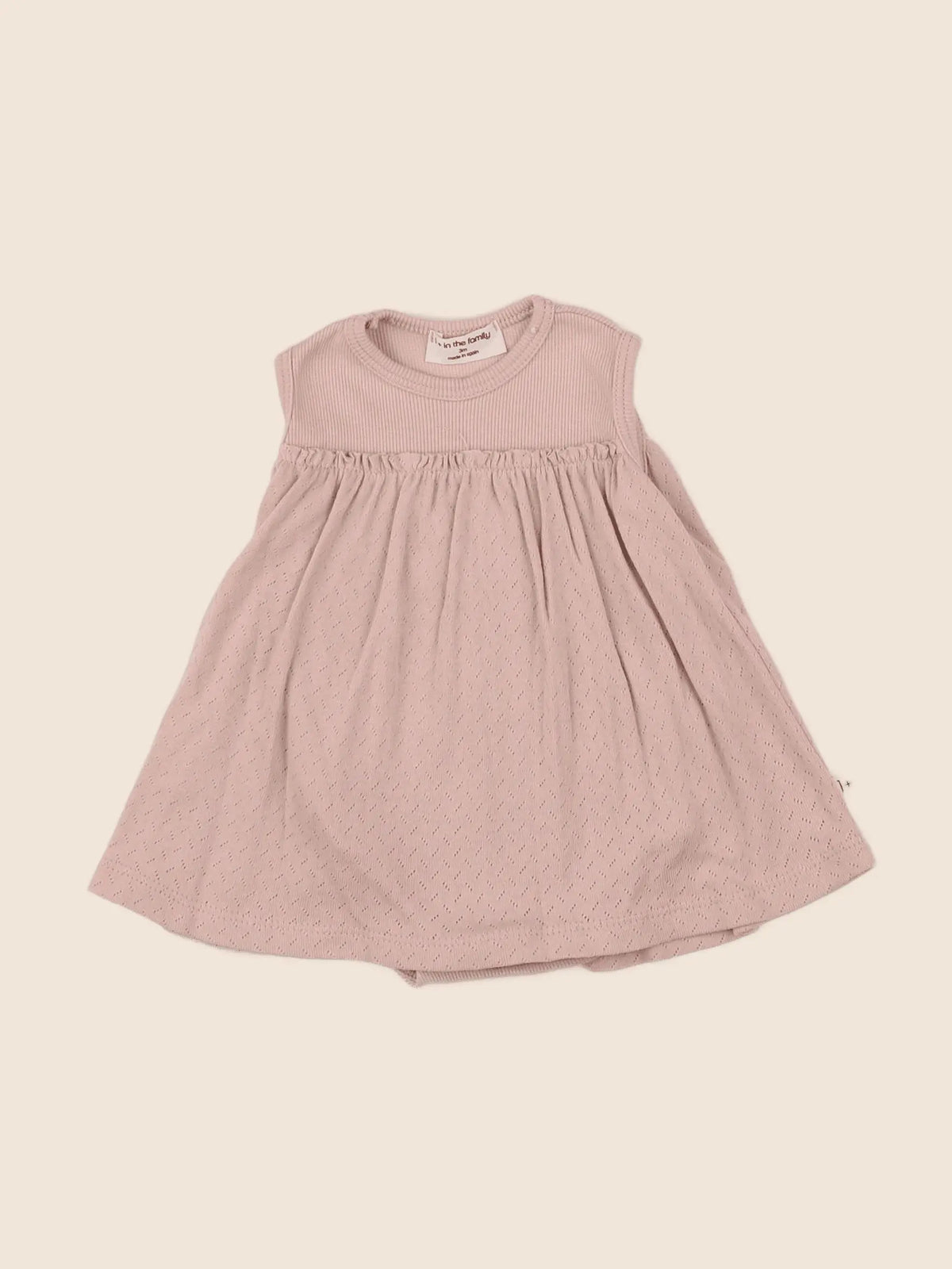 1+ In the family - robe rose - 3 mois