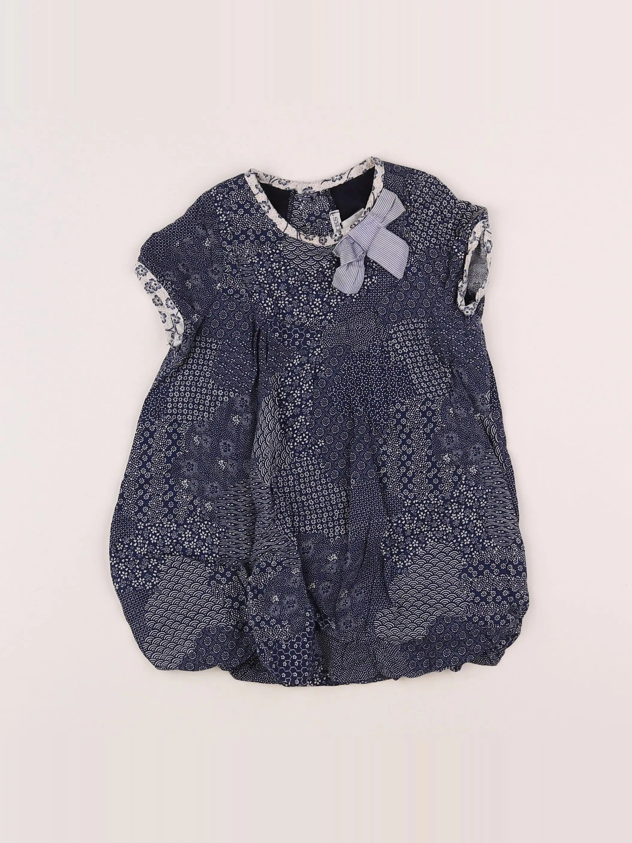 IKKS - robe bleu - 18 mois