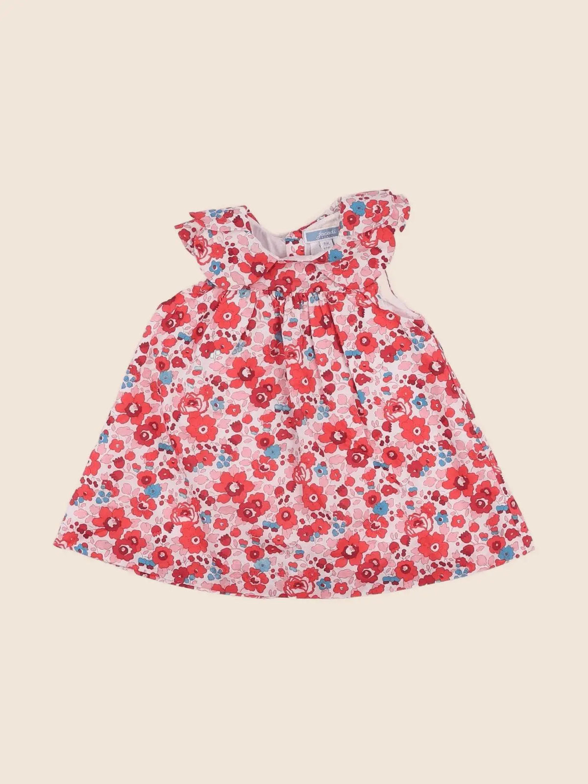 Jacadi - robe liberty rose - 6 mois