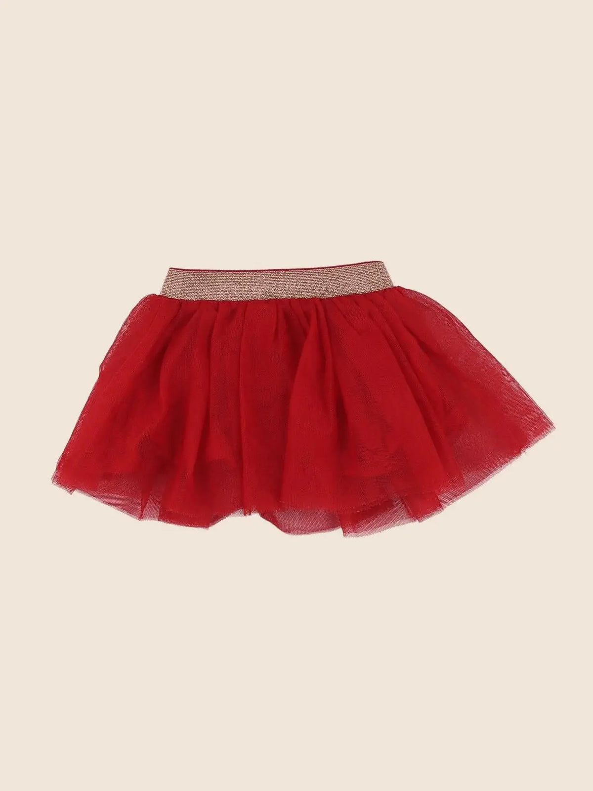 Vertbaudet - jupe rouge - 9 mois