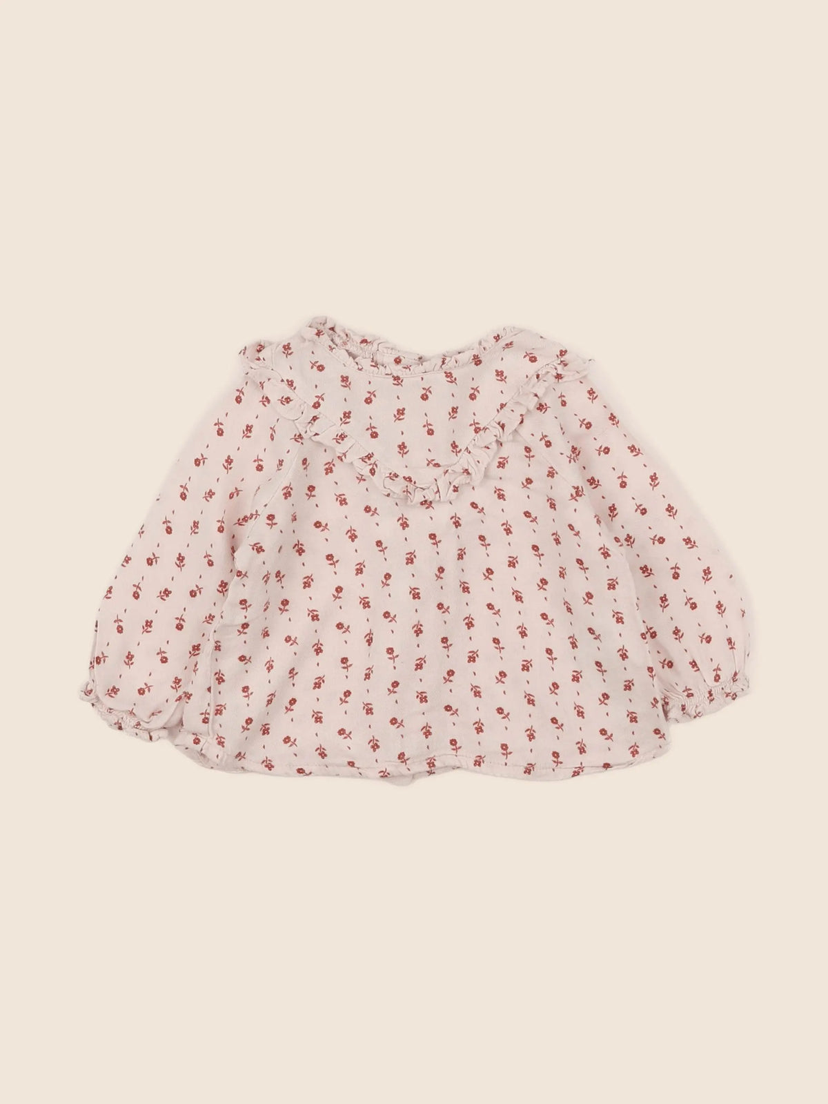 Vertbaudet - blouse beige - 6 mois