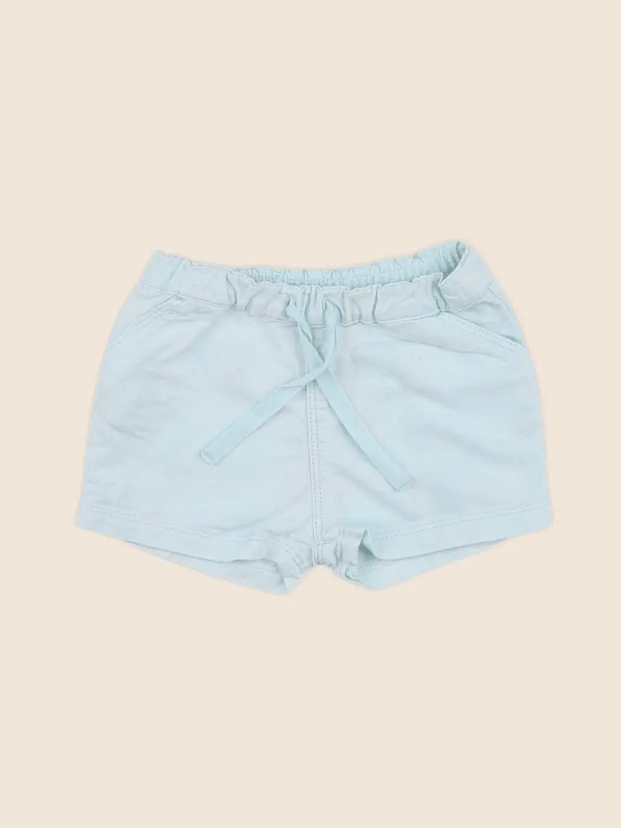 Petit Bateau - short bleu - 3 mois