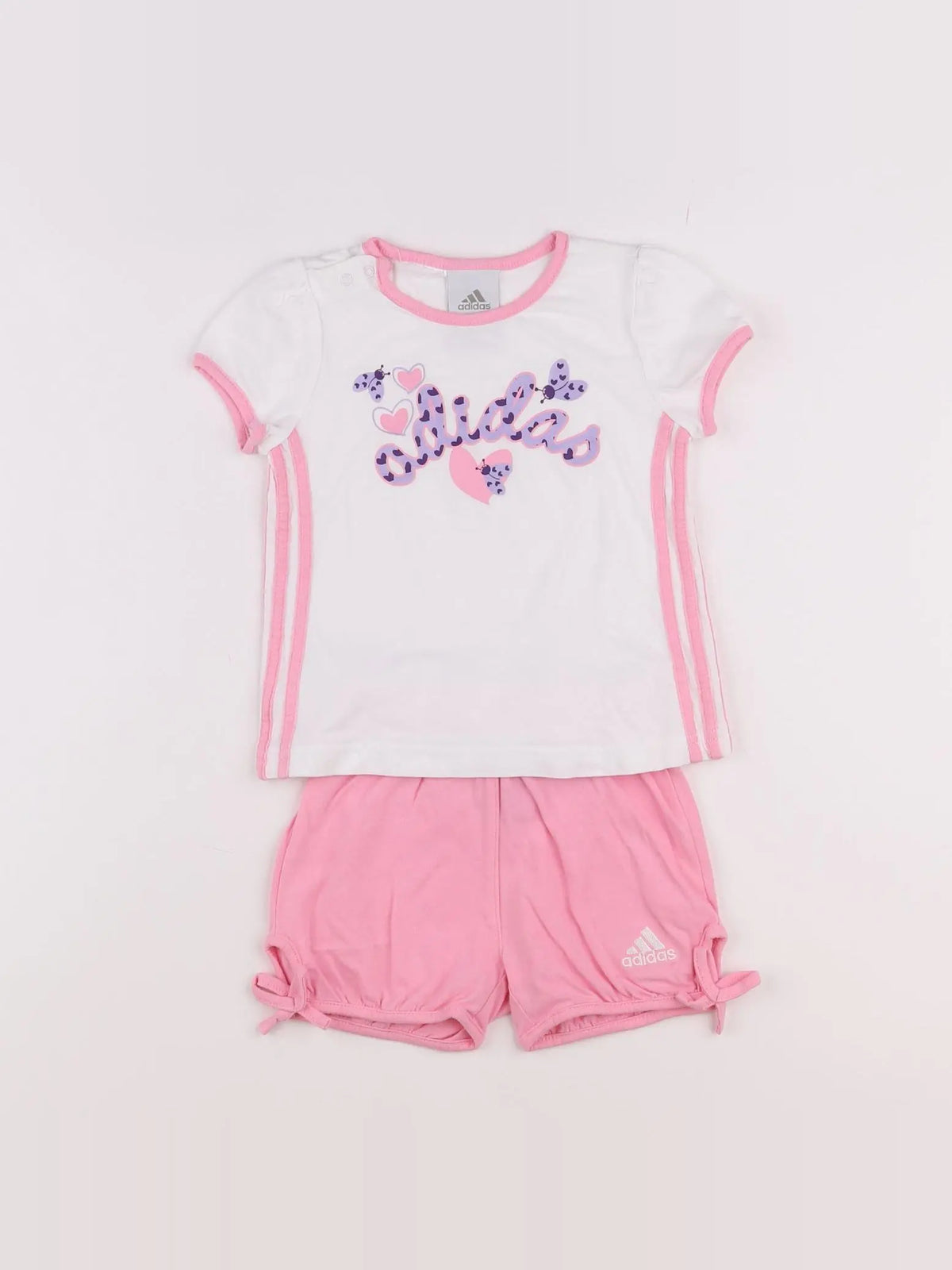 Adidas - ensemble rose - 12 mois