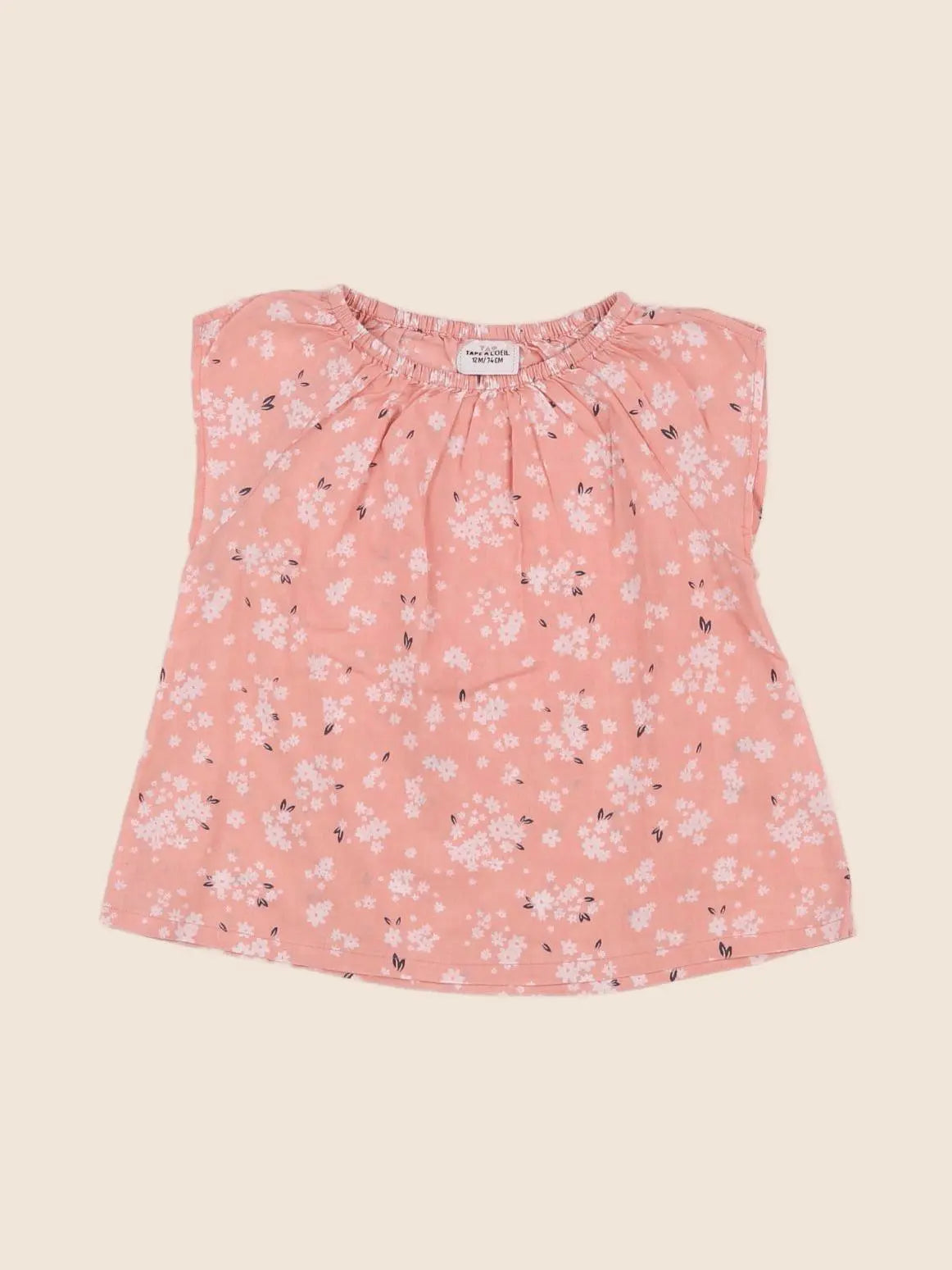 Tape à l'oeil - blouse rose - 12 mois