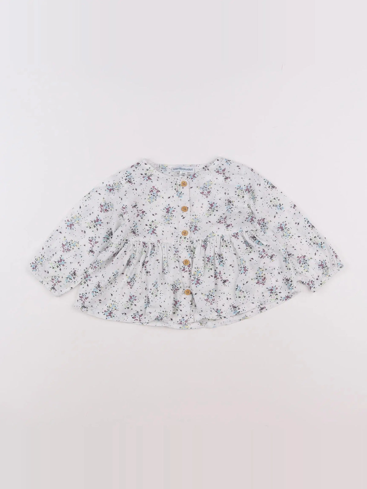 Vertbaudet - blouse blanc - 12 mois